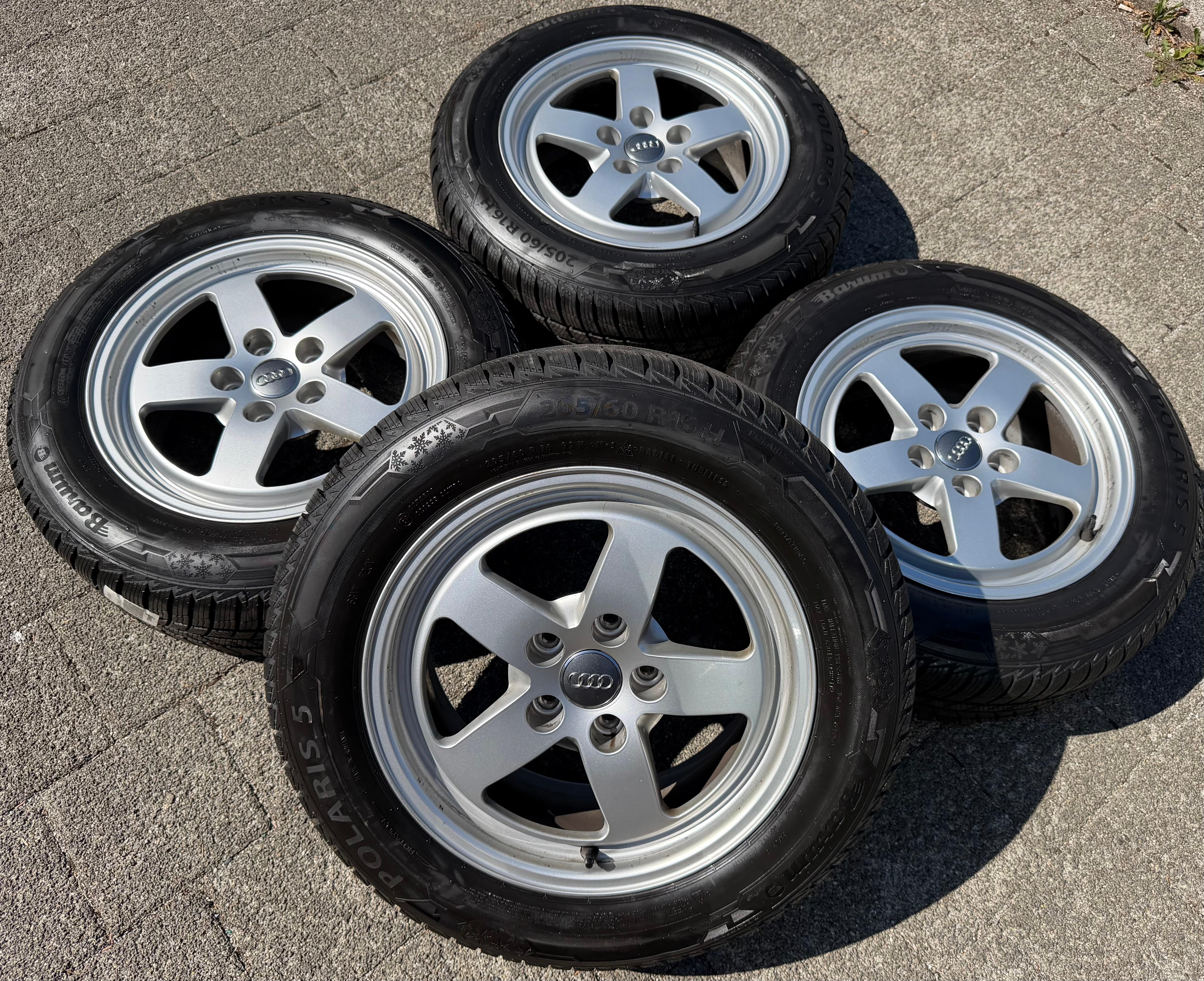 4 ORIGINAL ALU WINTERRÄDER AUDI A4 B9 8W 205/60R16 92H 8W0601025 2022