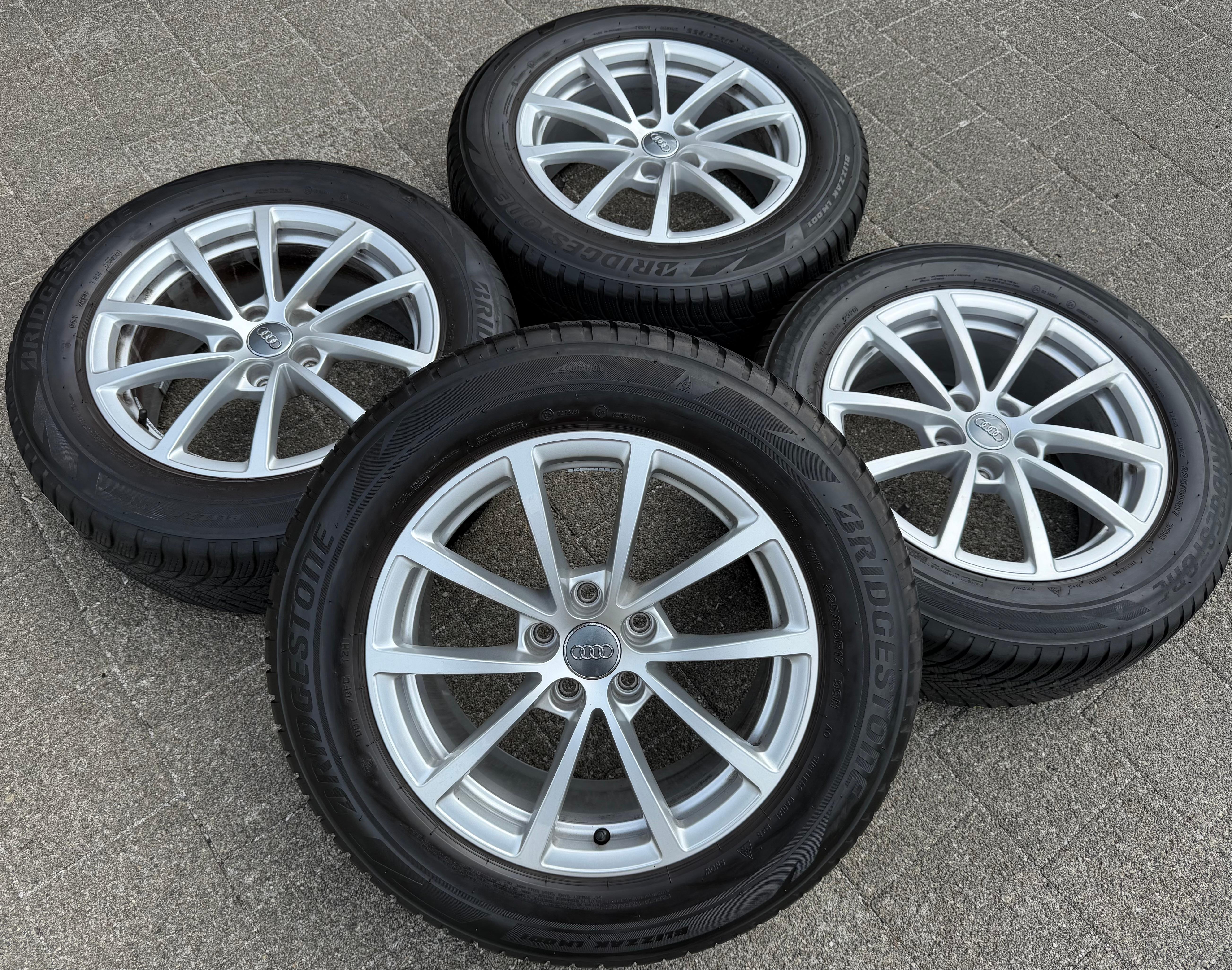 4 CERCHI IN LEGA ORIGINALI DA 17" PER AUDI A6 + AVANT 4K F2 C8 4K0601025 7,5x17 ET36