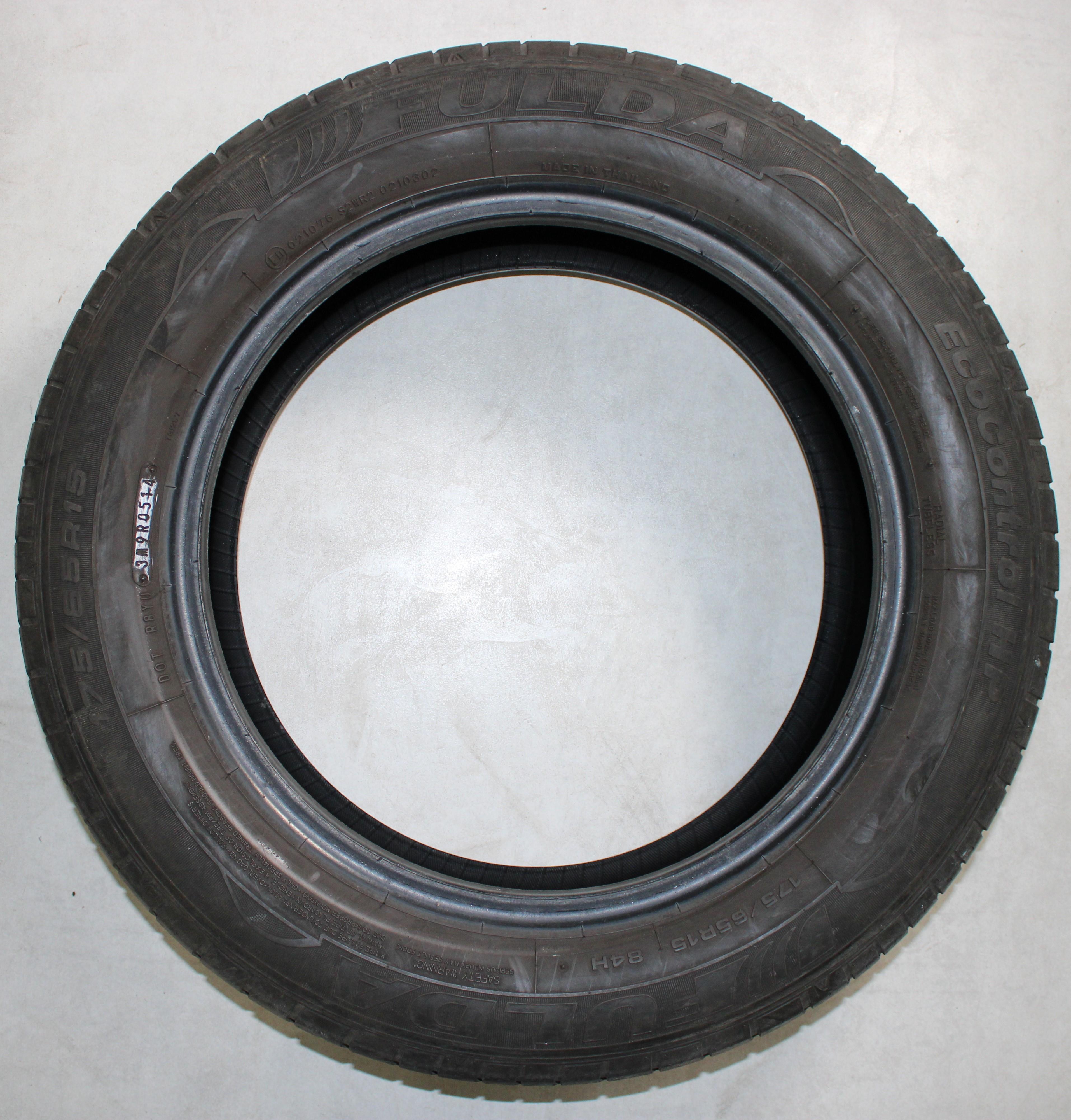 4 x 175/65R15 84H Sommerreifen Fulda Eco Control HP 2x5-5,5mm/2x6-6,5mm 1x2013/3x2014