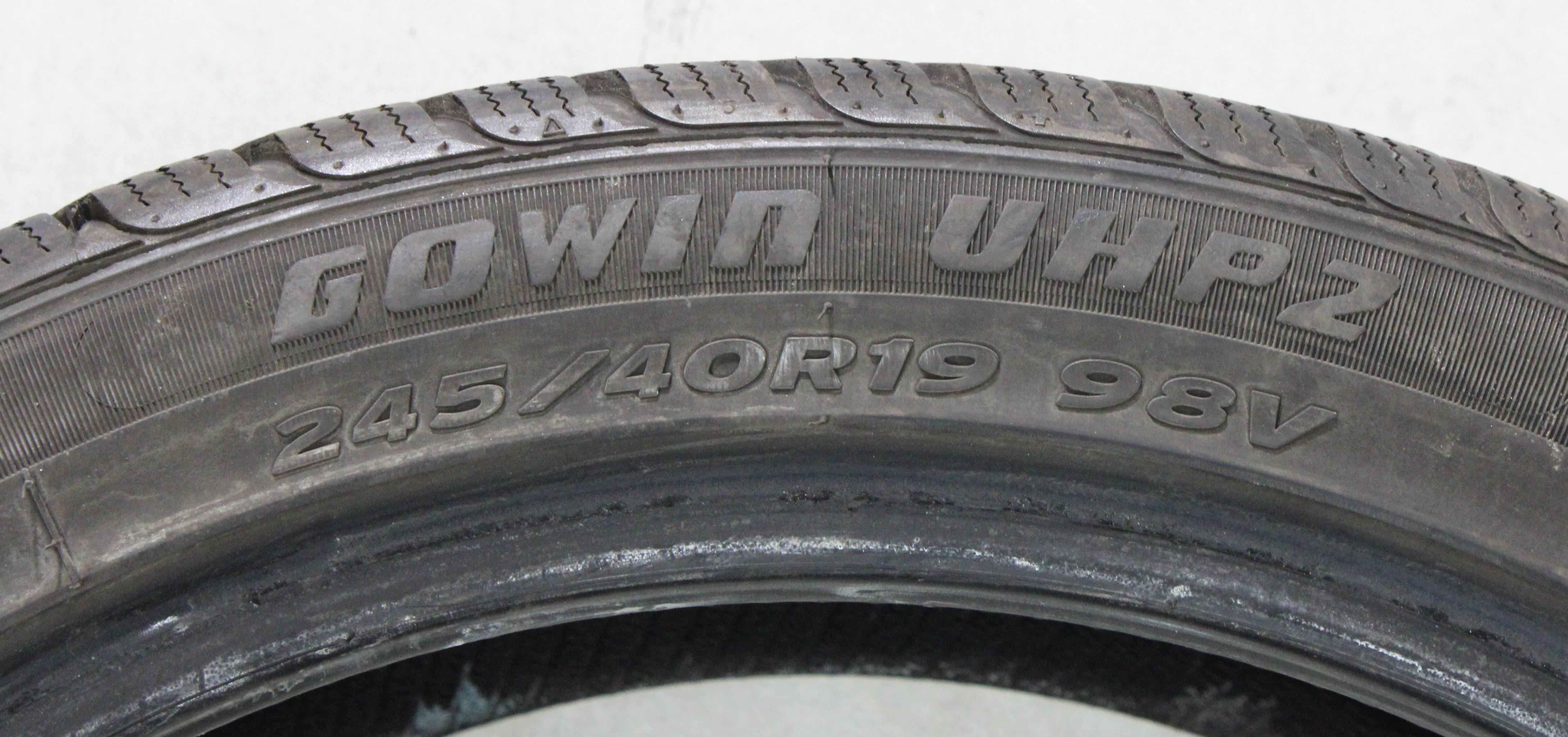 4 x 245/40R19 98V Winterreifen Fortuna Gowin UHP2 5-5,5mm 2022