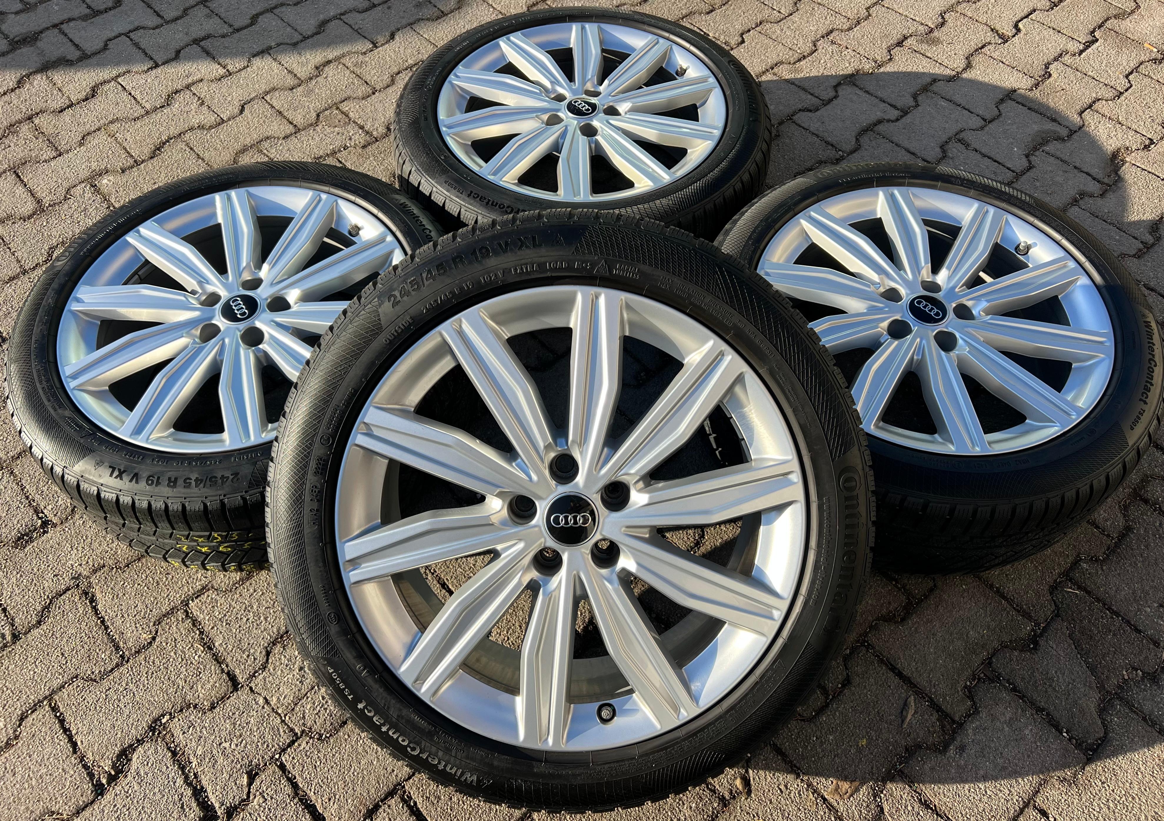 4 ORIGINAL 19" ALU WINTERRÄDER AUDI A6 S6 C8 4K 4K0601025M 245/45R19 102V RDKS FREIHAUS