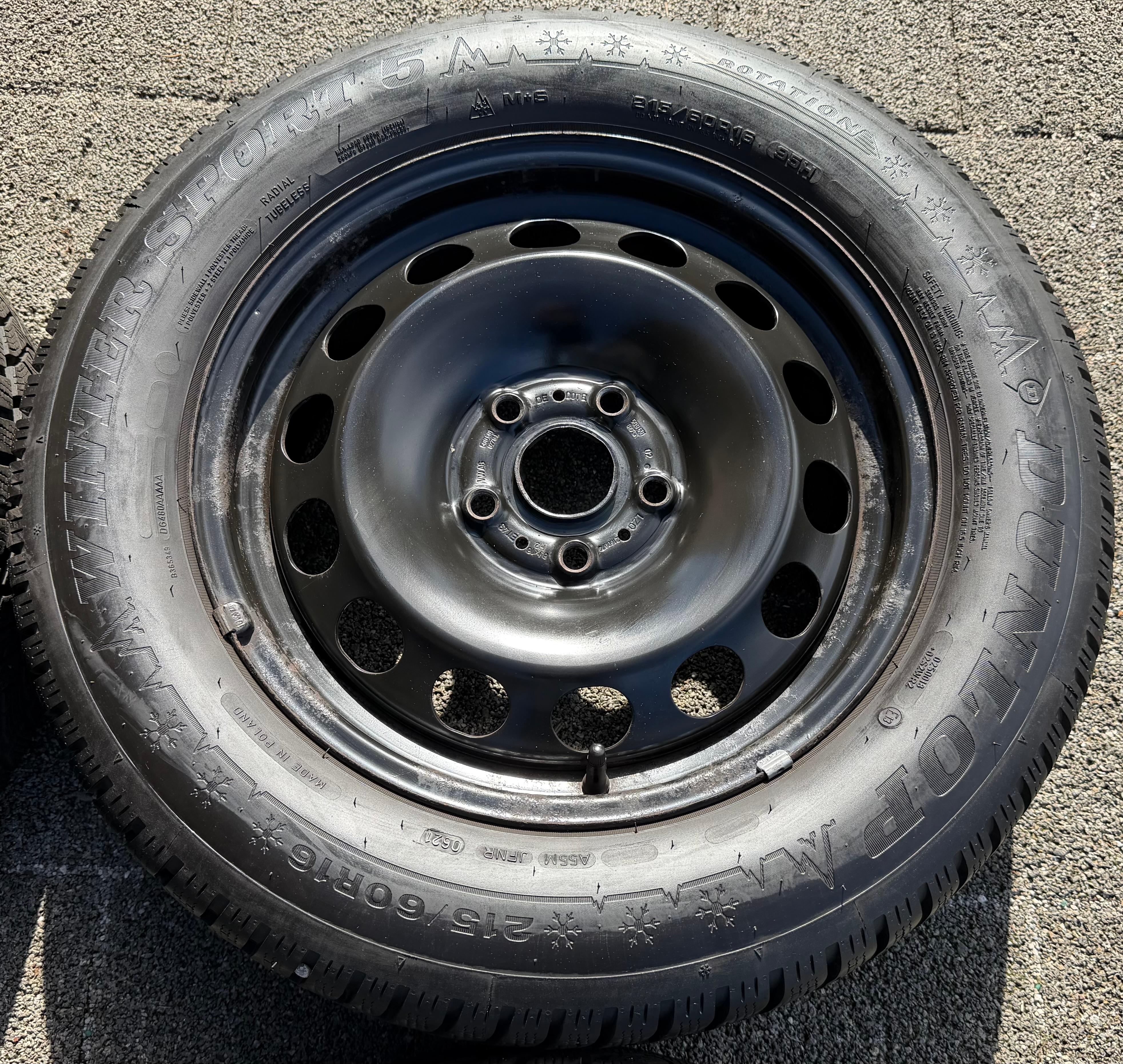 4 Winterräder VW T-Roc Skoda Karoq Seat Cupra Ateca 215/60R16 95H Dunlop