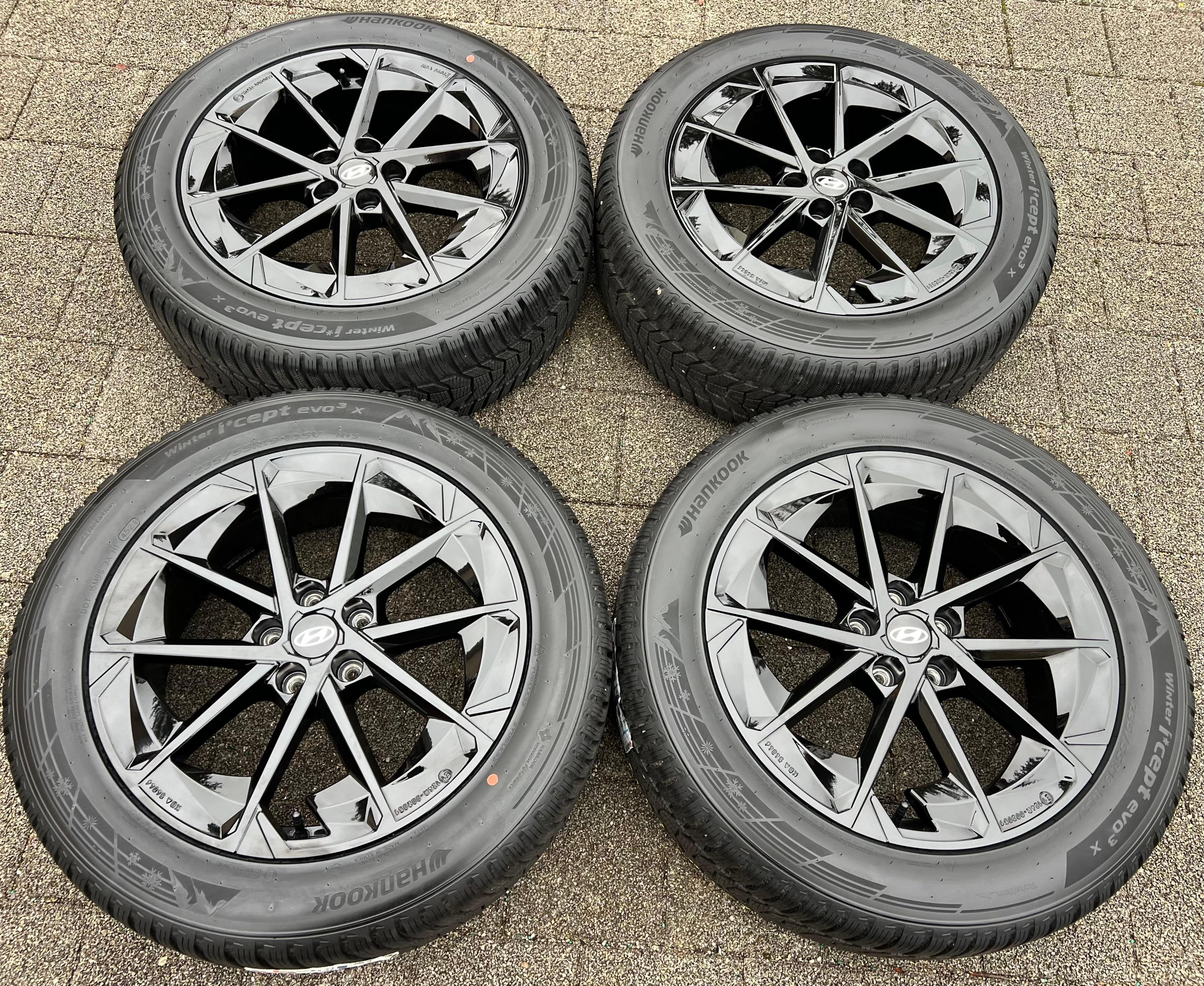 4 ORIGINAL 19" ALU WINTERRÄDER HYUNDAI IONIQ 5 NE 235/55R19 105V RDKS 2021 FREIHAUS