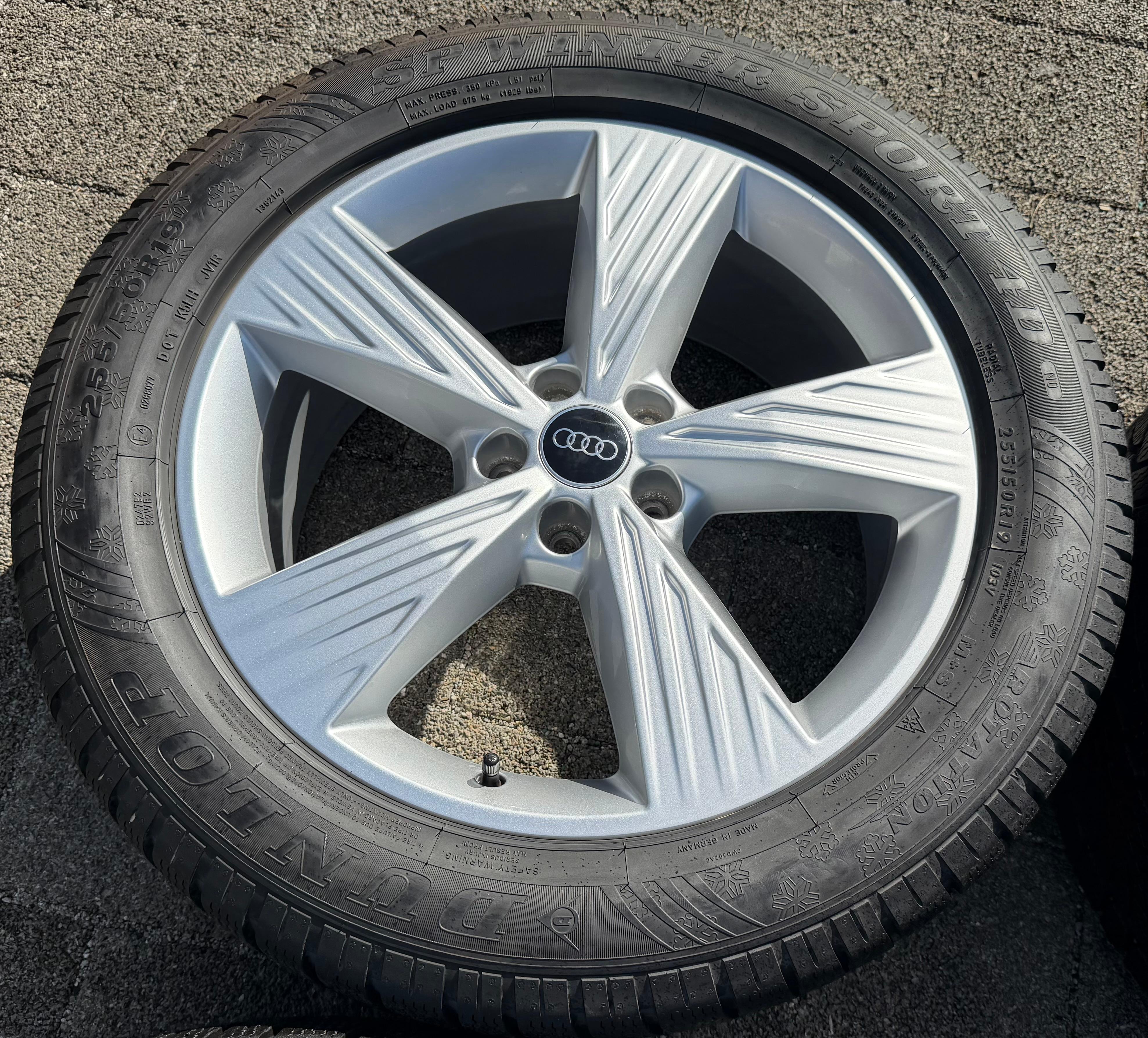 4 Original 19" Alu Winterräder Audi Q4 E-Tron Etron F4B F4N 235/55R19 101V 255/50R19 103V
