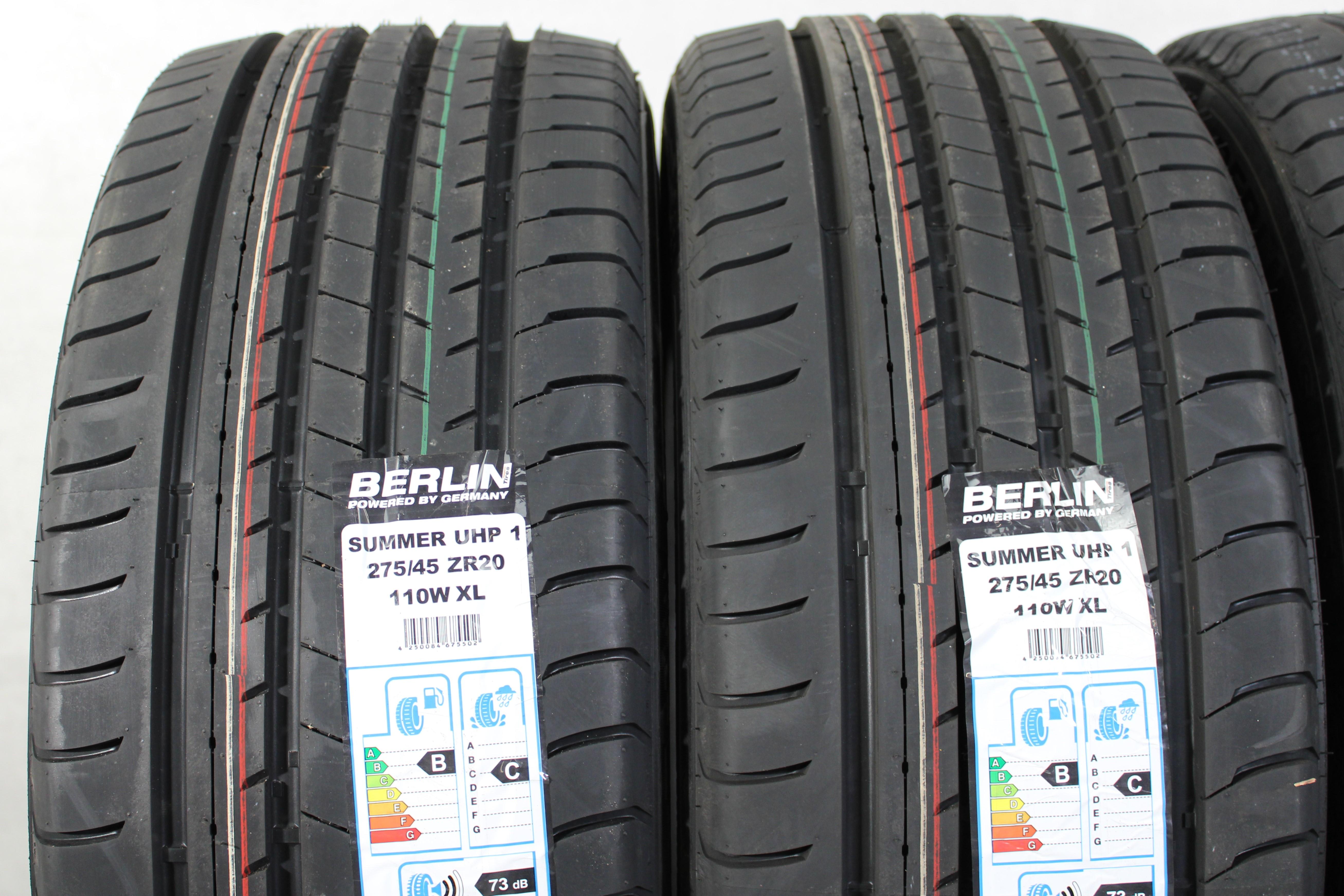4 neumáticos de verano 275/45R20 110W Berlin Tires Summer UHP1 2019 XL