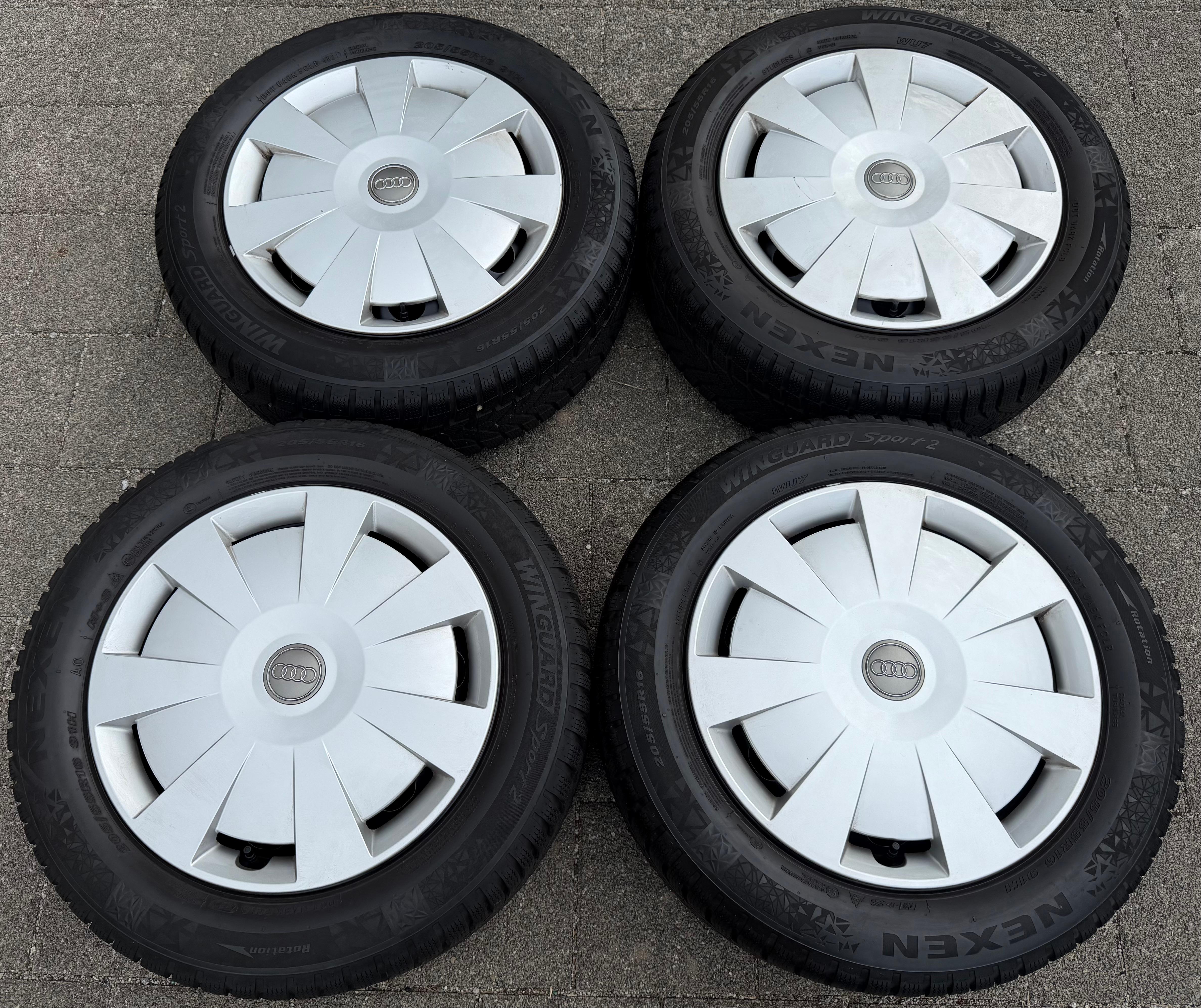 4 Winterräder Audi A3 8V Sportback Cabrio  205/55R16 91H Nexen 8V0601027A 2021