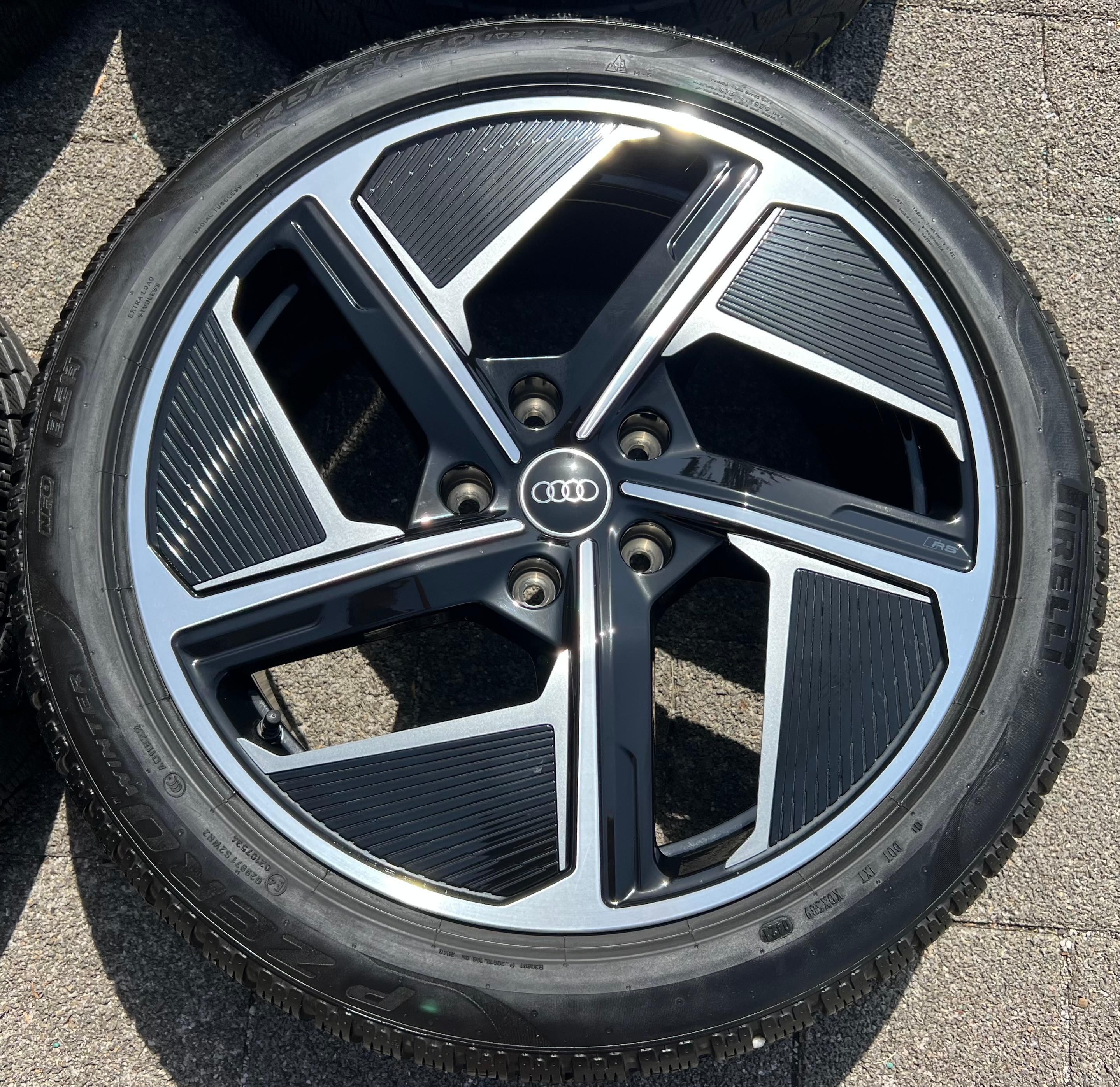 4 ORIGINAL 20" ALU WINTERRÄDER AUDI ETRON E-TRON GT 4J3601025F 4J3601025H