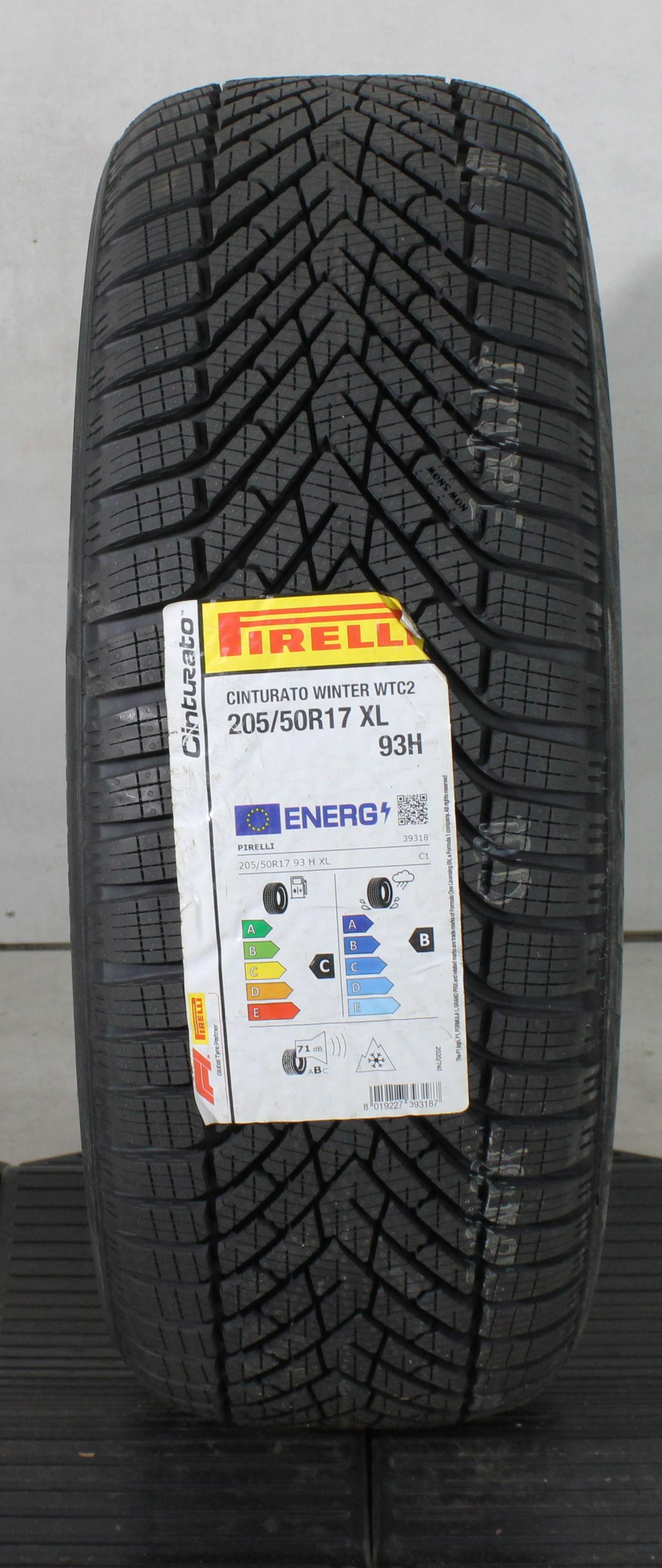 1 x 205/50R17 93H Winterreifen Pirelli Winter Cinturato 2 2022