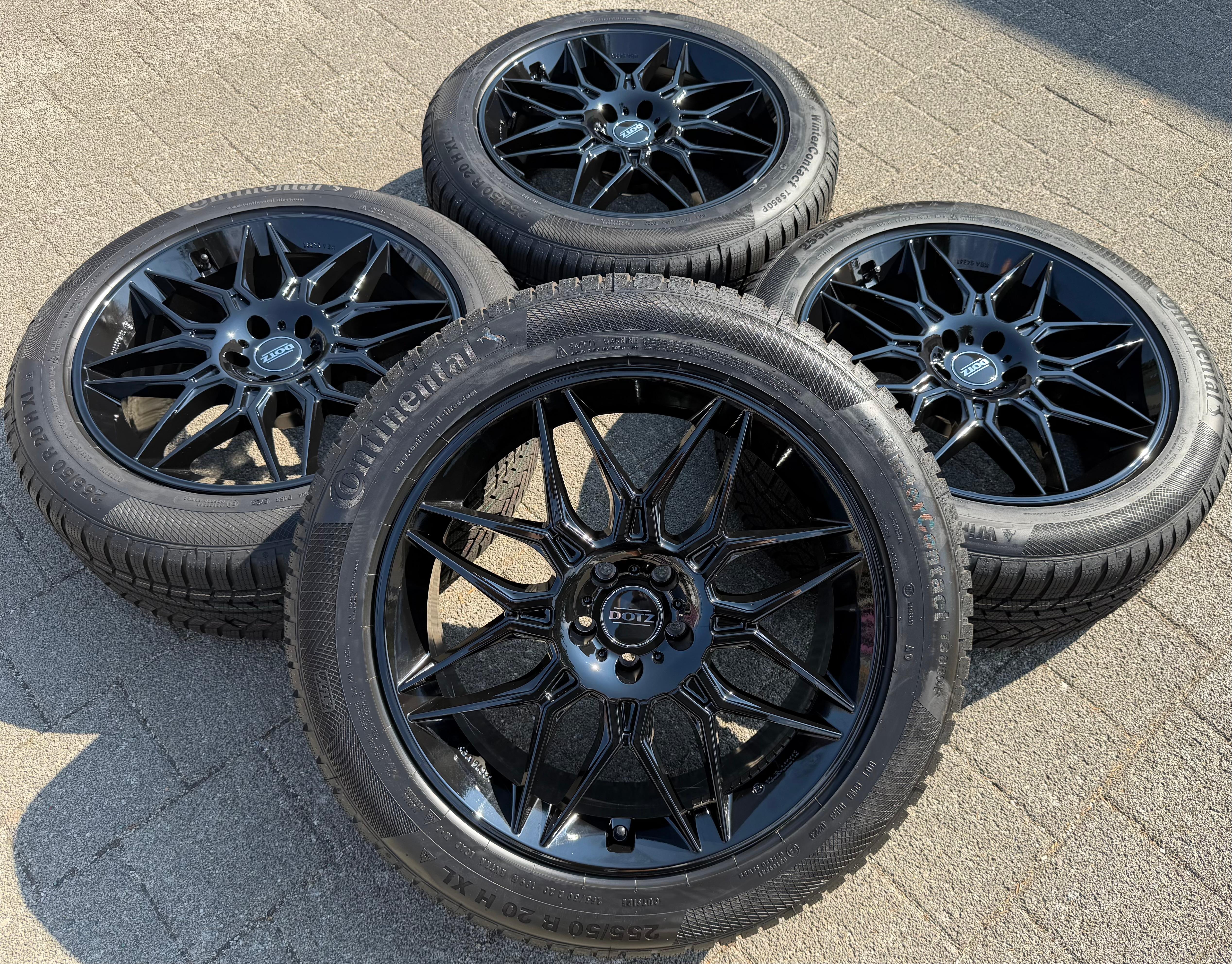 4 Alu 20" Winterräder Audi E-Tron Q8 GEN Q7 II 255/50R20 109H Continental