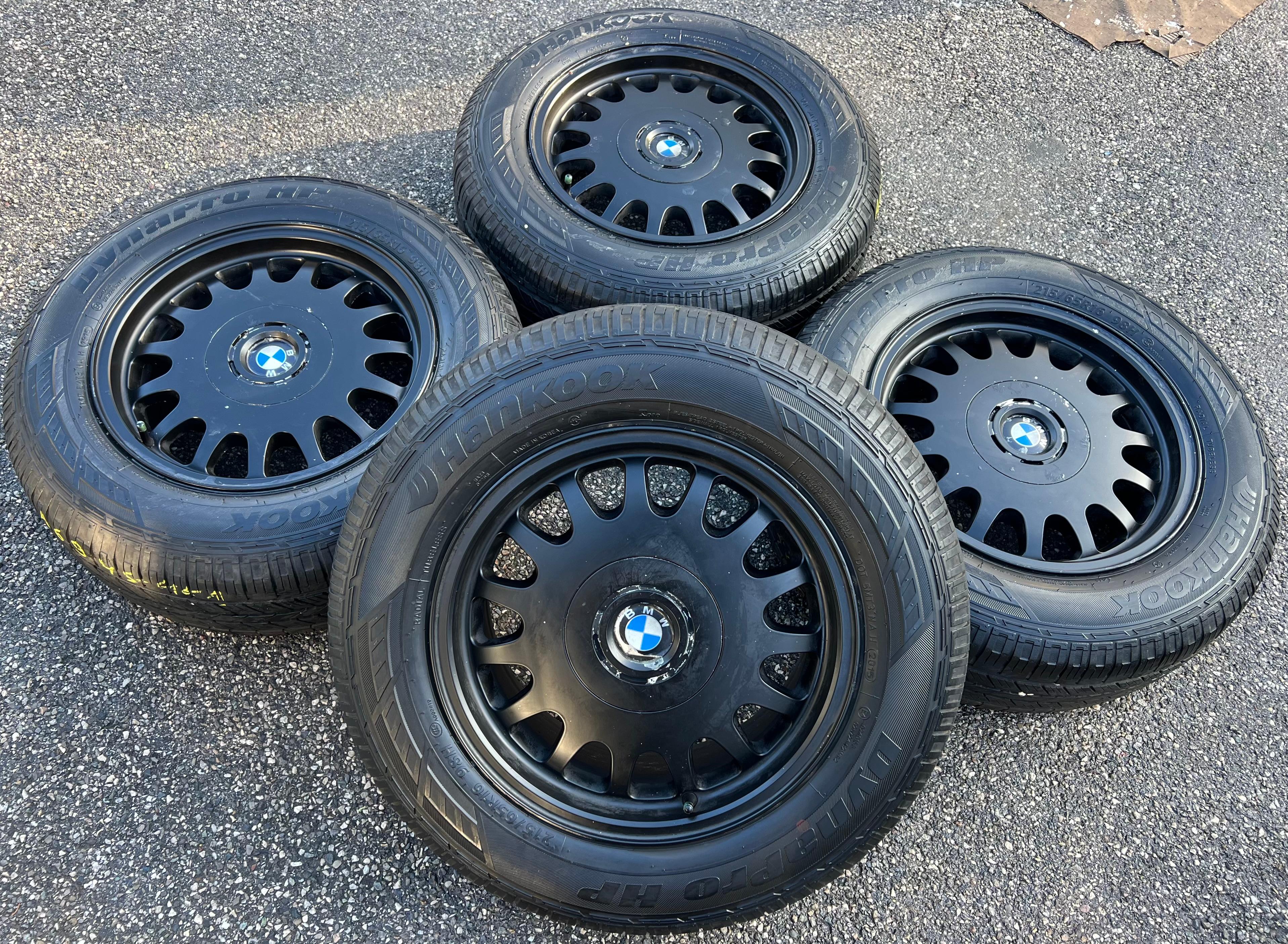 4 ROUES D'ÉTÉ ORIGINALES EN ALUMINIUM BMW SÉRIE 7 E38 215/65R16 98H FRANCO DOMICILE