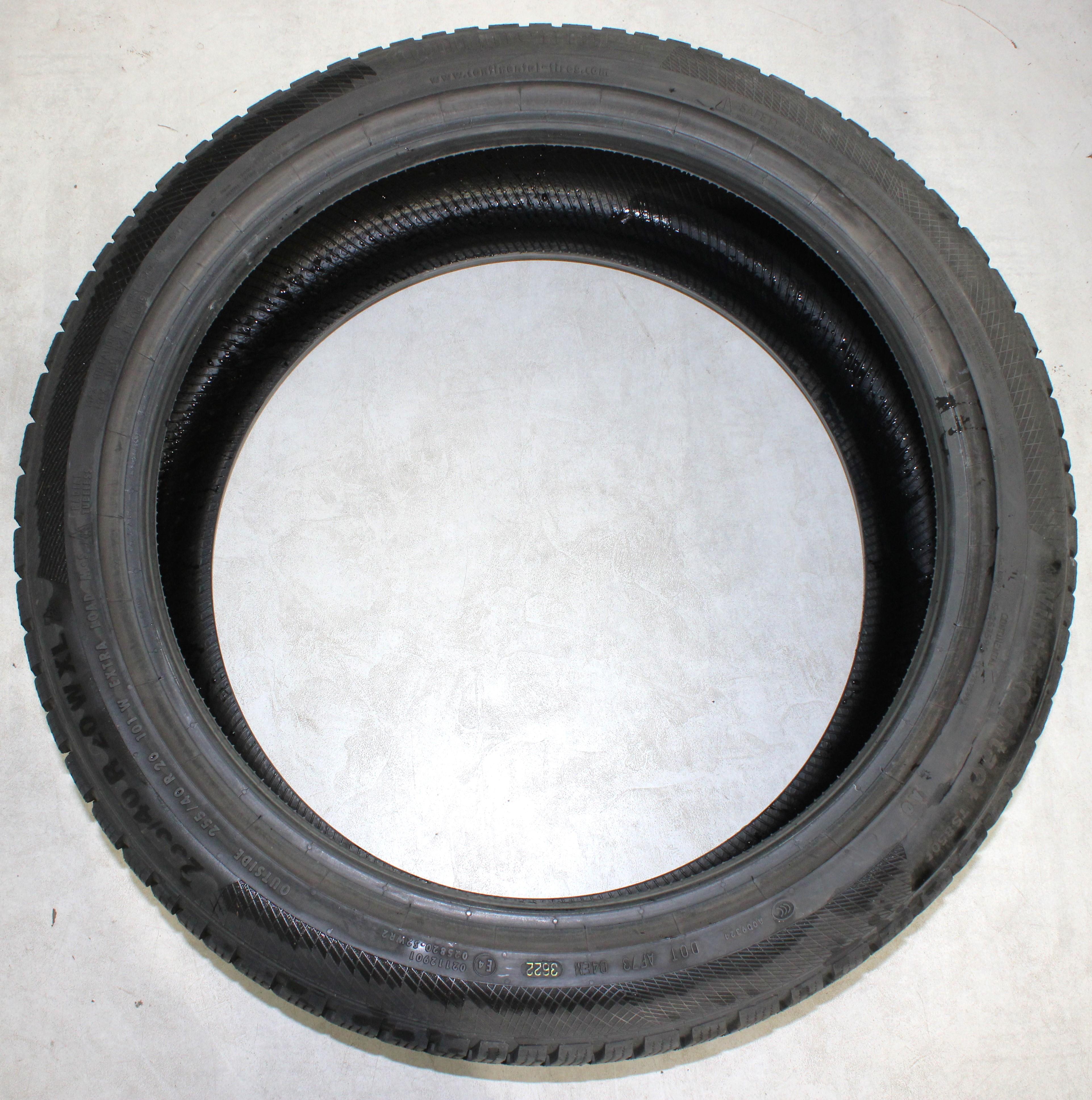 1 x 255/40R20 101W Winterreifen Continental Winter Contact TS850P AO 7-7,5mm 2022 XL