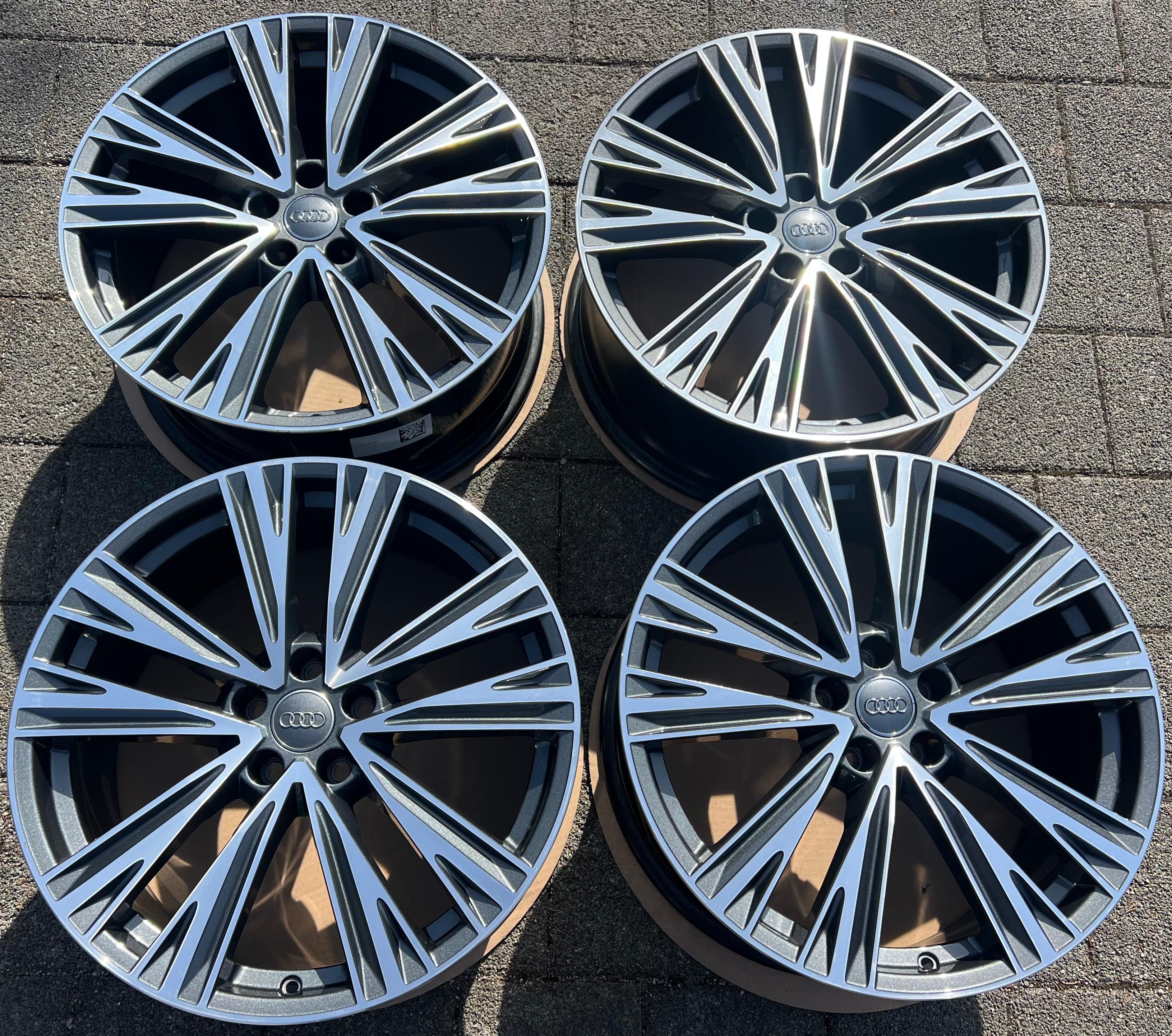 4 ORIGINAL 20" ALUFELGEN AUDI A6 S6 C8 4K 4k0601025EG 8,5x20 ET43 FREIHAUS