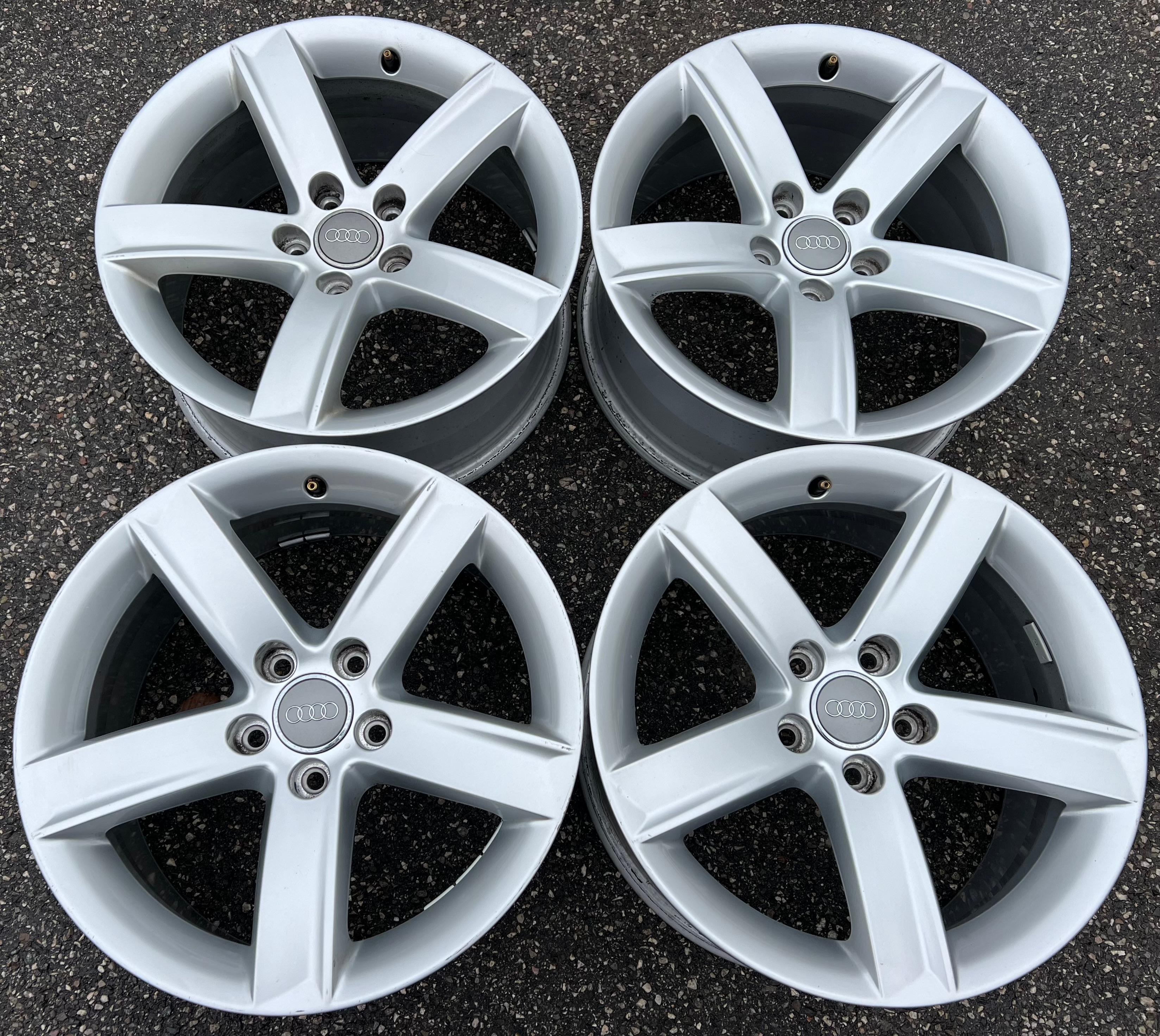 4 ORIGINELE 17" ALUMINIUM VELGEN AUDI A5 8T 8T0071497 GRATIS VERZENDING