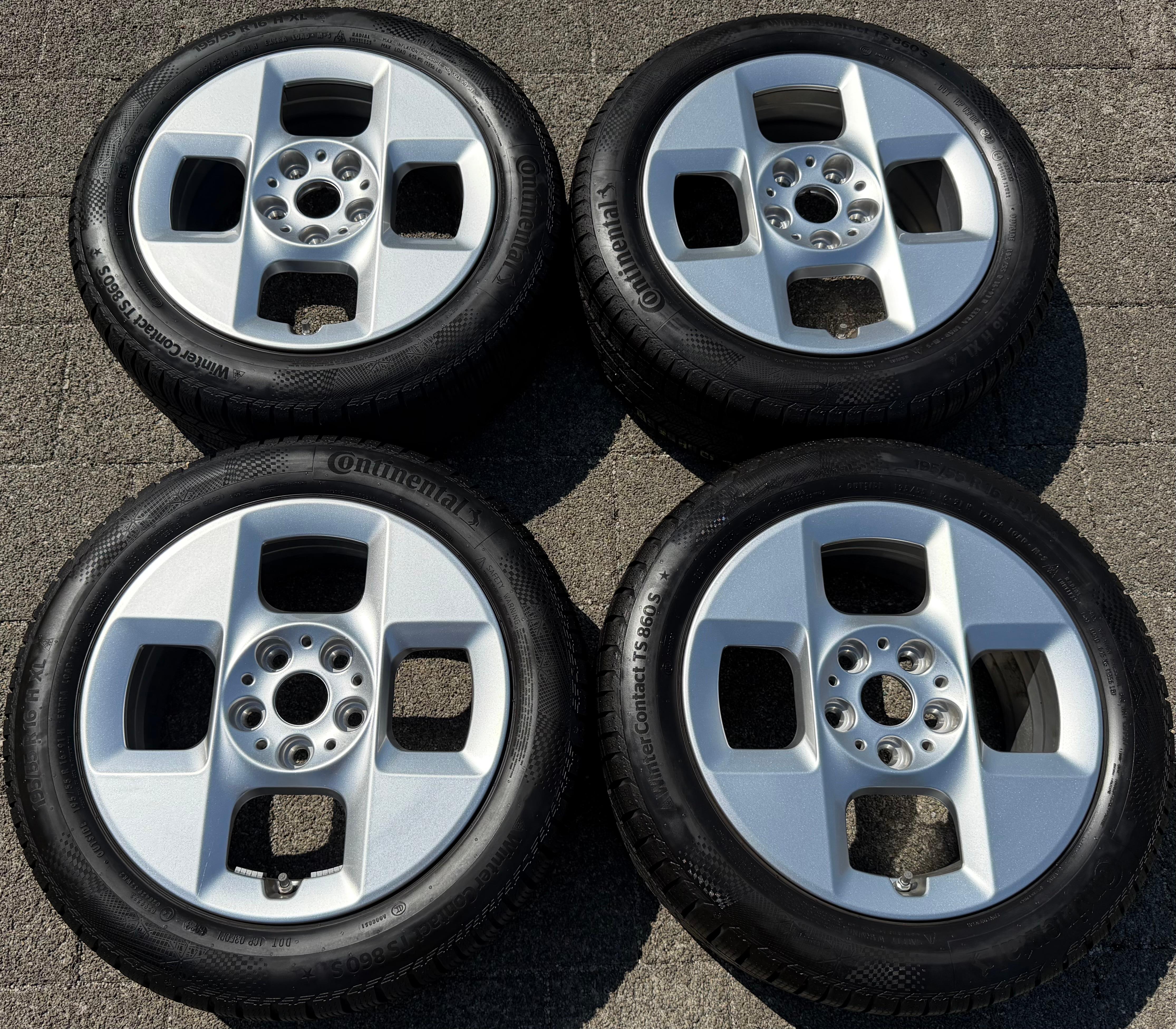 4 Original Alu Winterräder Mini F65 F66 F67 5A3E635 4-Square-Spoke 955 RDKS