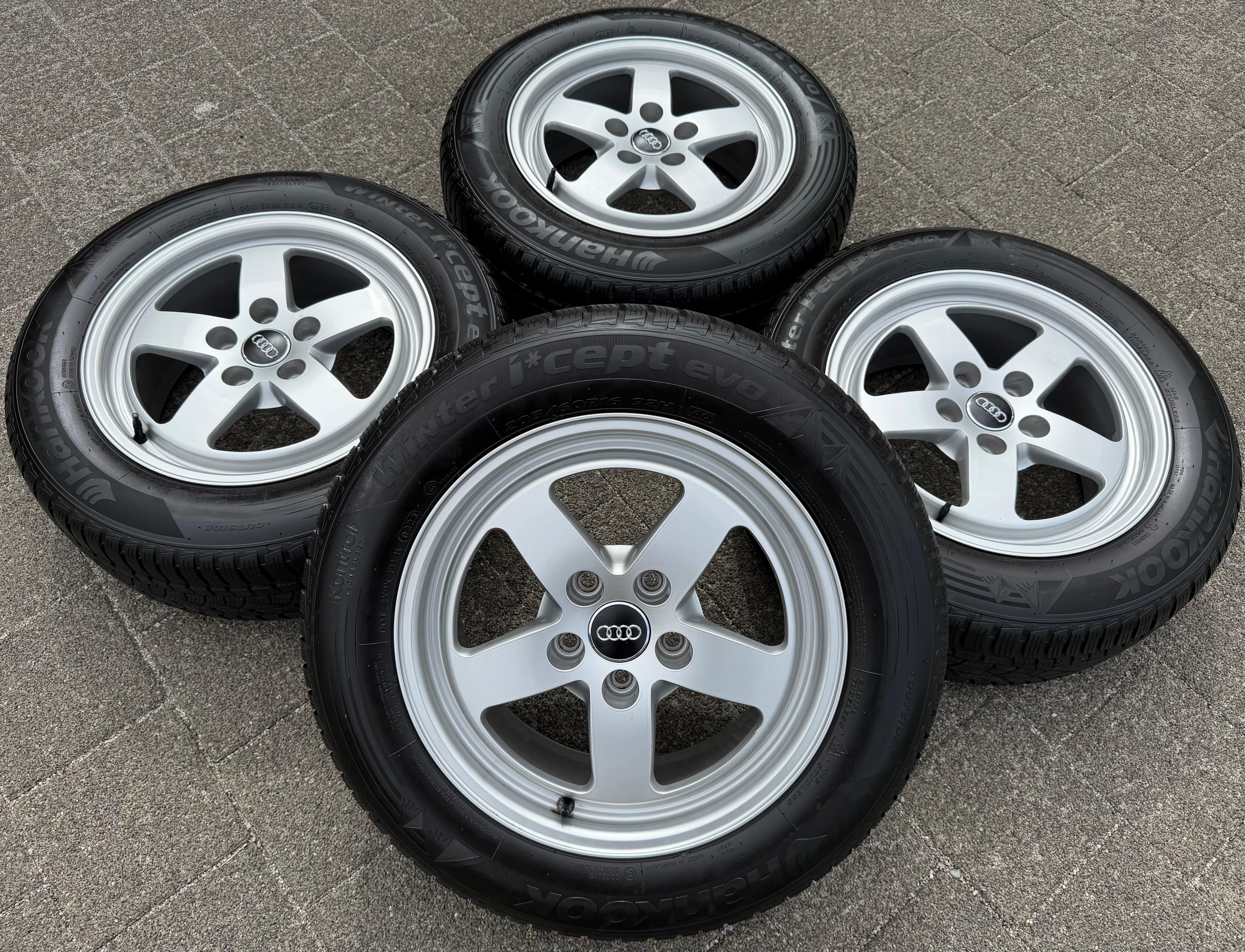 4 ORIGINAL ALU WINTERRÄDER AUDI A4 B9 8W 205/60R16 92H 8W0601025 2023