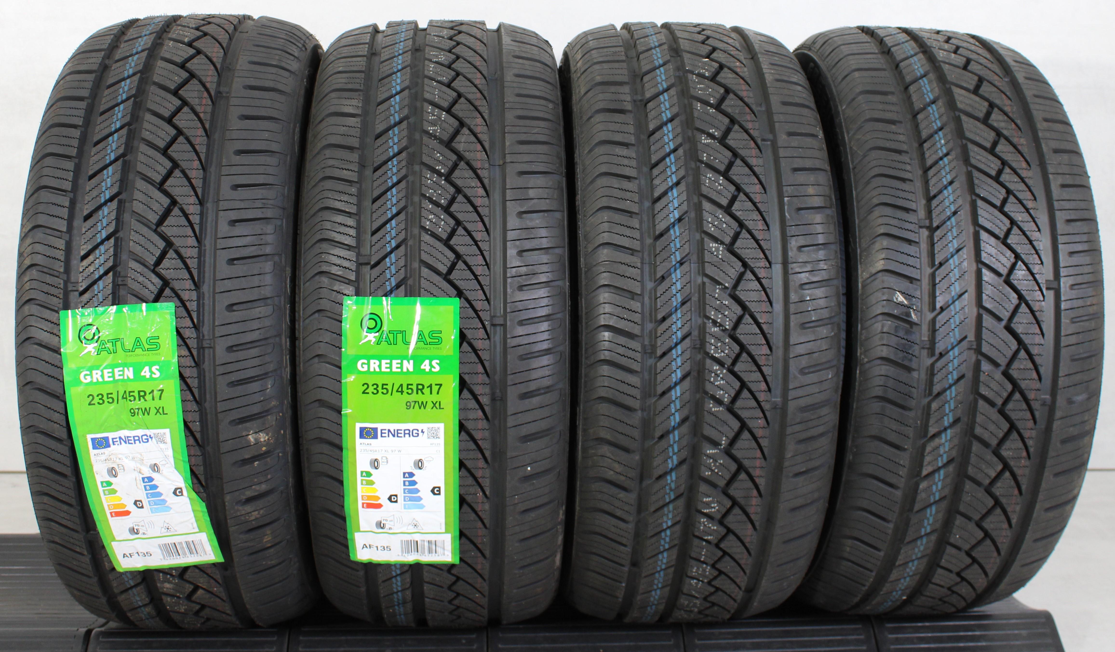 4 x 235/45R17 97W Ganzjahresreifen Atlas Green 4S 2021 XL