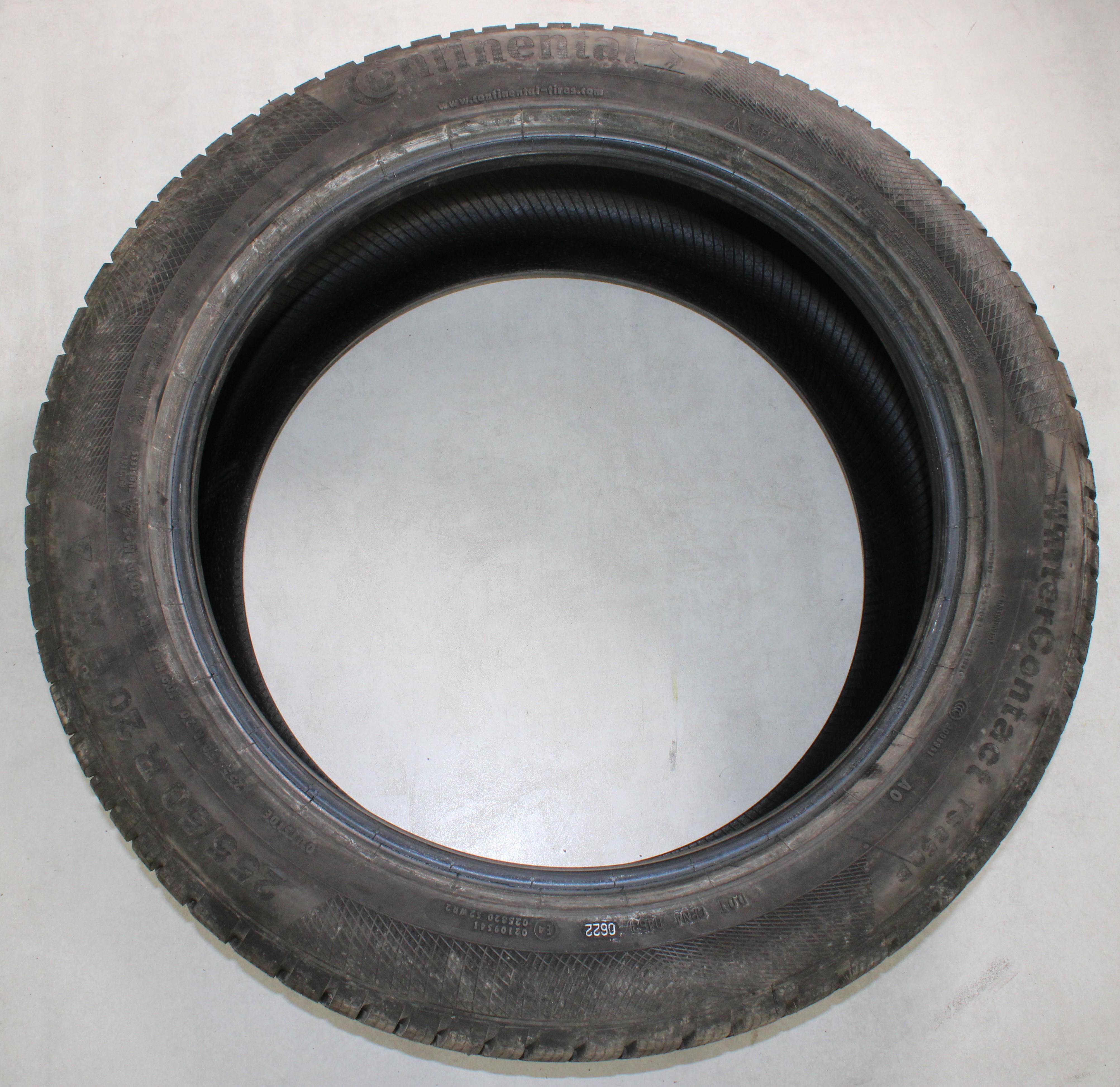 2 x 255/50R20 109H Winterreifen Continental Winter Contact TS850P AO 8-8,5mm 2020/2022 XL