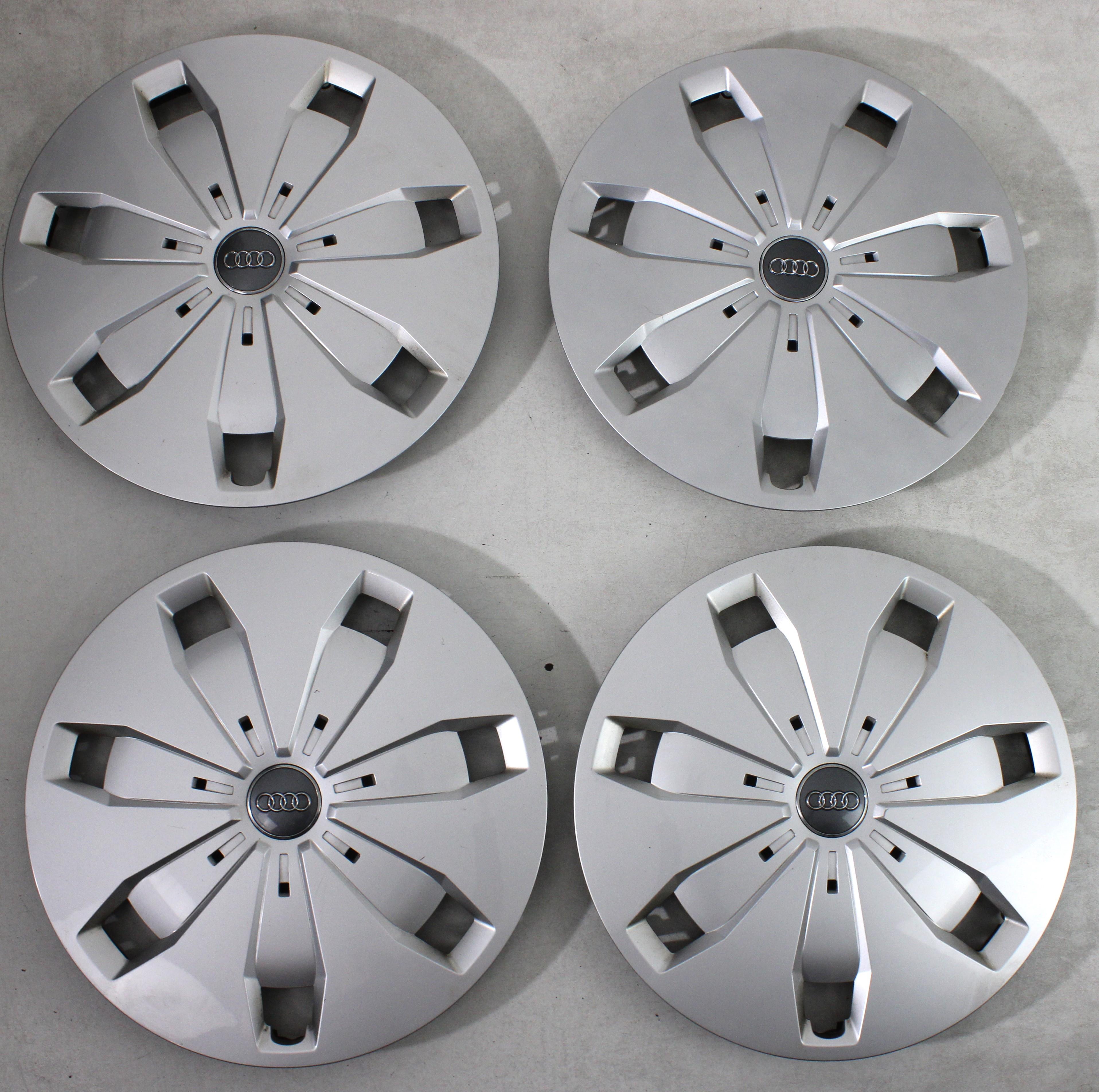 4x Tapacubos originales de 16" para Audi A3 A4 Q2 81A601147, embellecedores de rueda de 16"