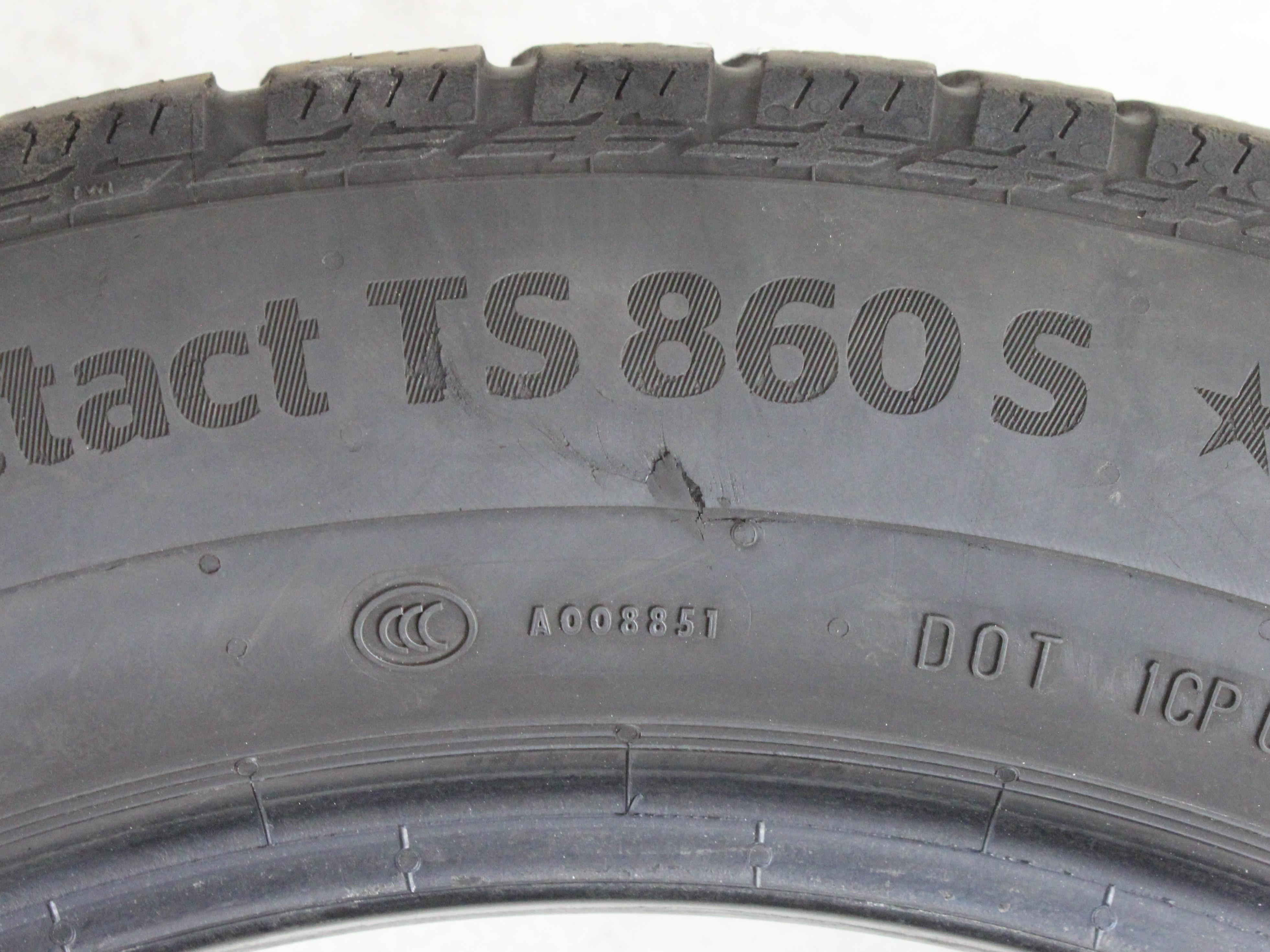 4 x 225/55R17 101H pneus hiver Continental Winter Contact TS860S* 2x5mm/2x6mm 2021 XL