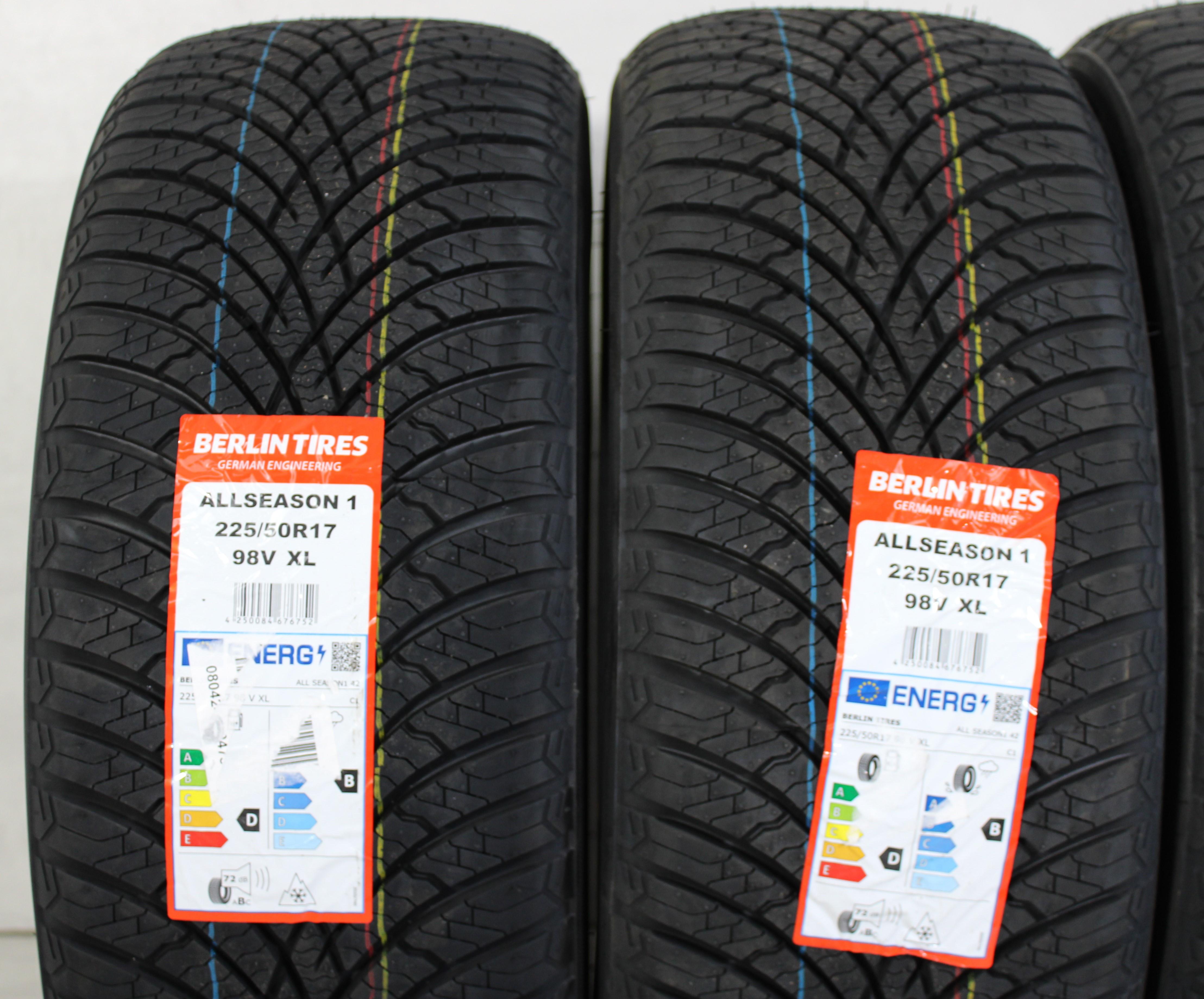 4 x 225/50R17 98V pneumatici per tutte le stagioni Berlin Tires All Season 1 2023