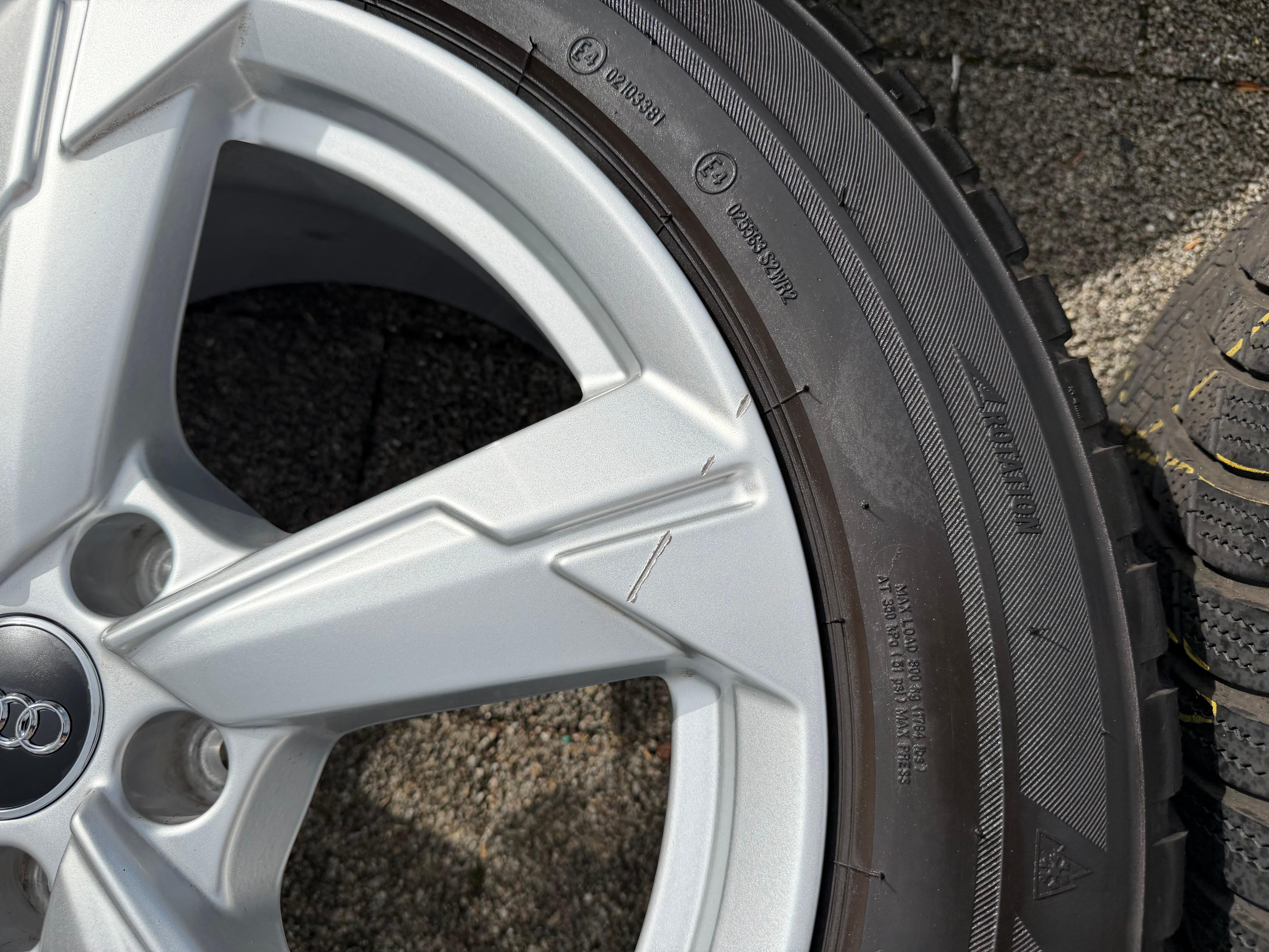 4 Original 18" Alu Winterräder Audi A6 Allroad 4K C8 4K0601025D 235/55R18 100H Bridgestone