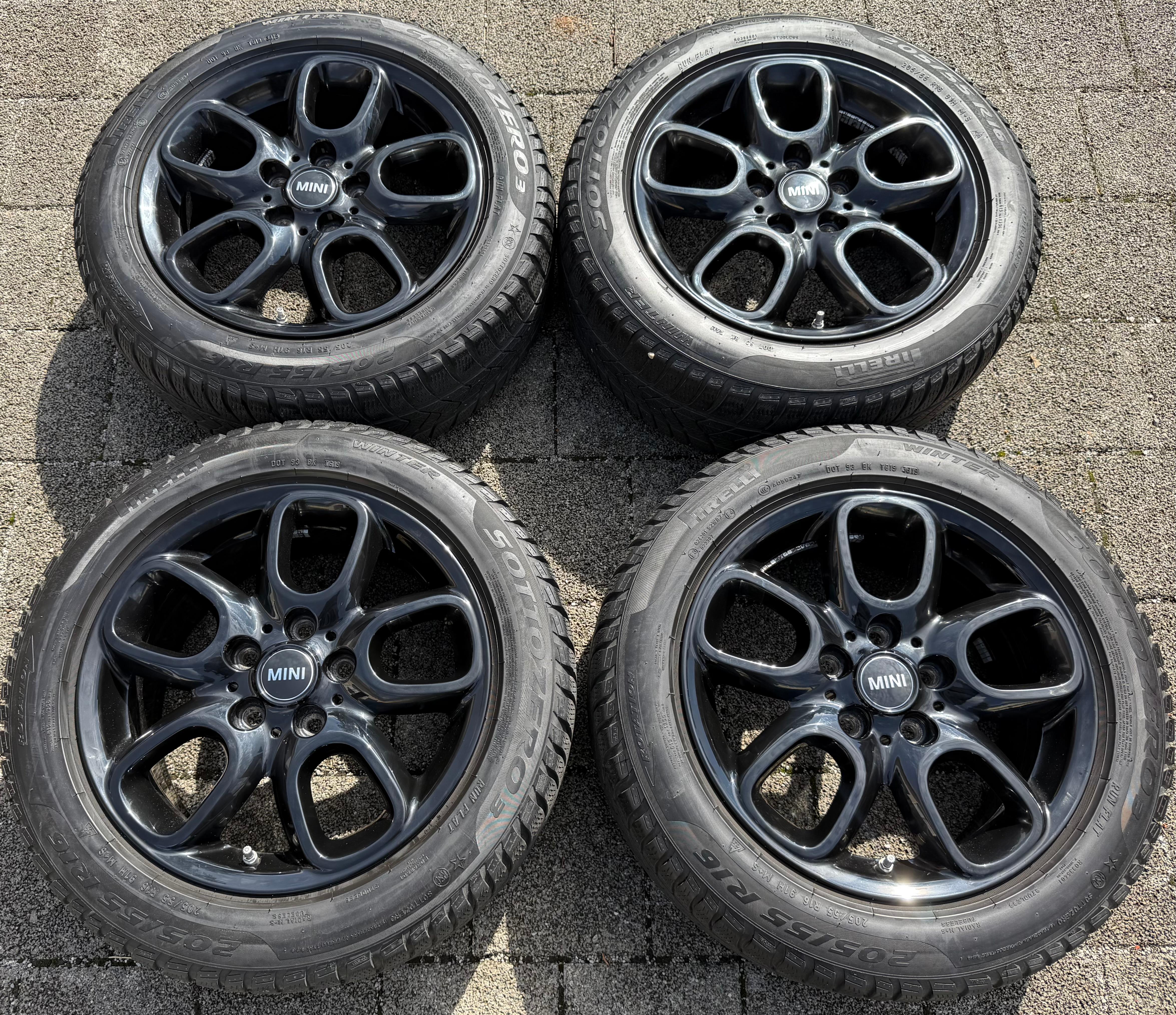 4 Original Alu Winterräder Mini Clubman F54 205/55R16 91H 6891824 Pirelli