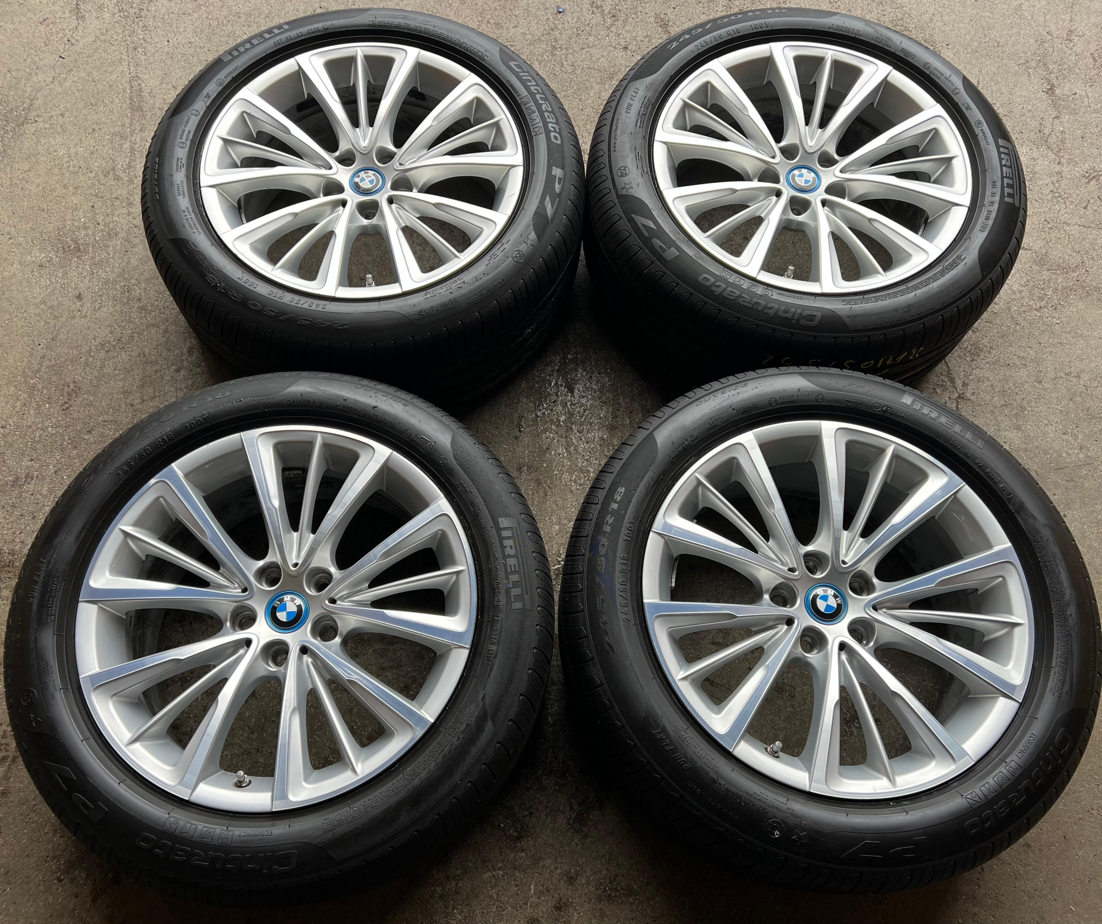 4 ROUES D'ÉTÉ ORIGINALES 18" EN ALU BMW SÉRIE 7 G11 G12 STYLING 643 6867339 FRANCO DOMICILE