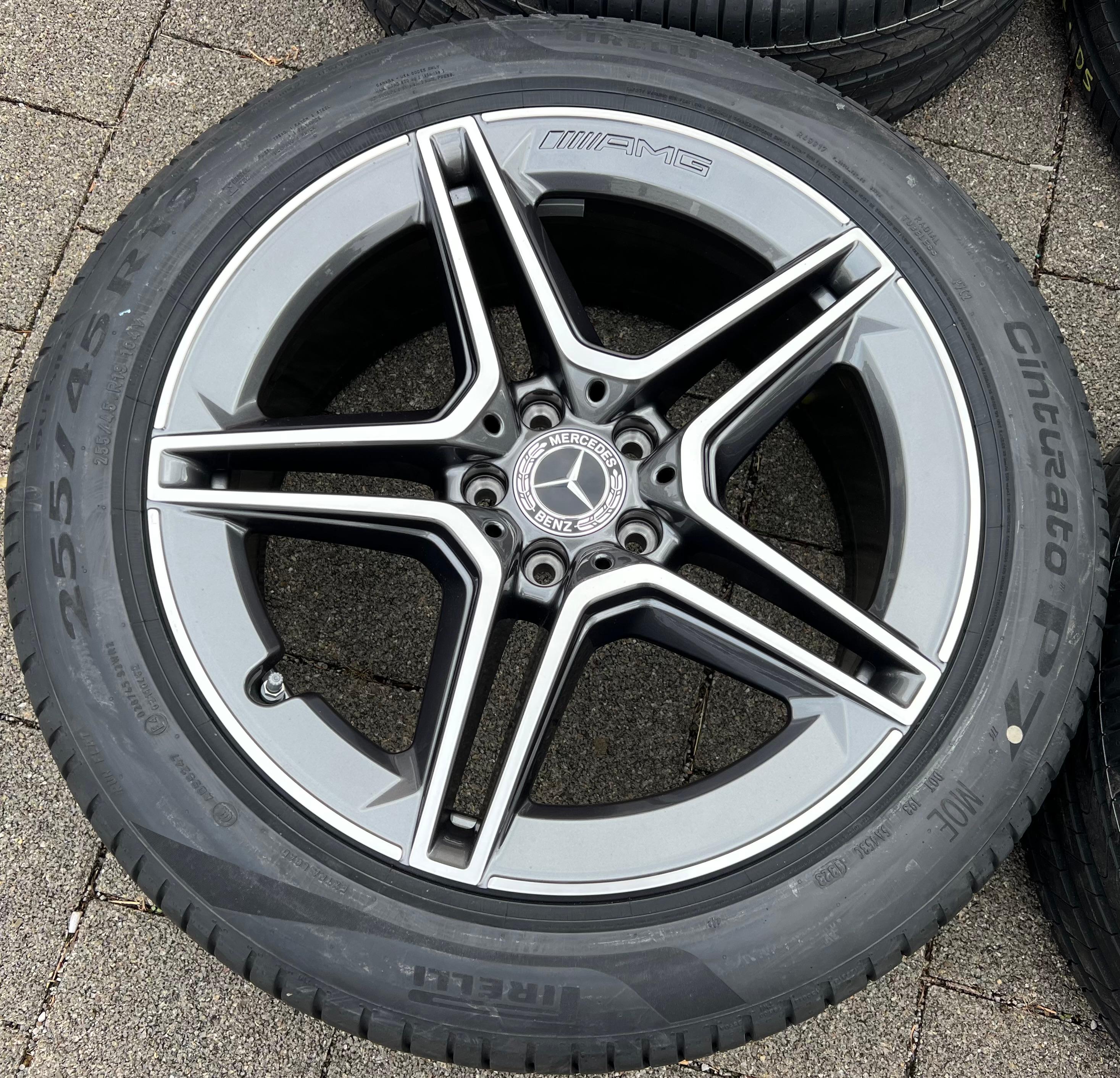 4 CERCHI ESTIVI ORIGINALI IN ALLUMINIO DA 19" MERCEDES CLASSE S223 AMG A2234011300 2023 NUOVI CONSEGNA GRATUITA