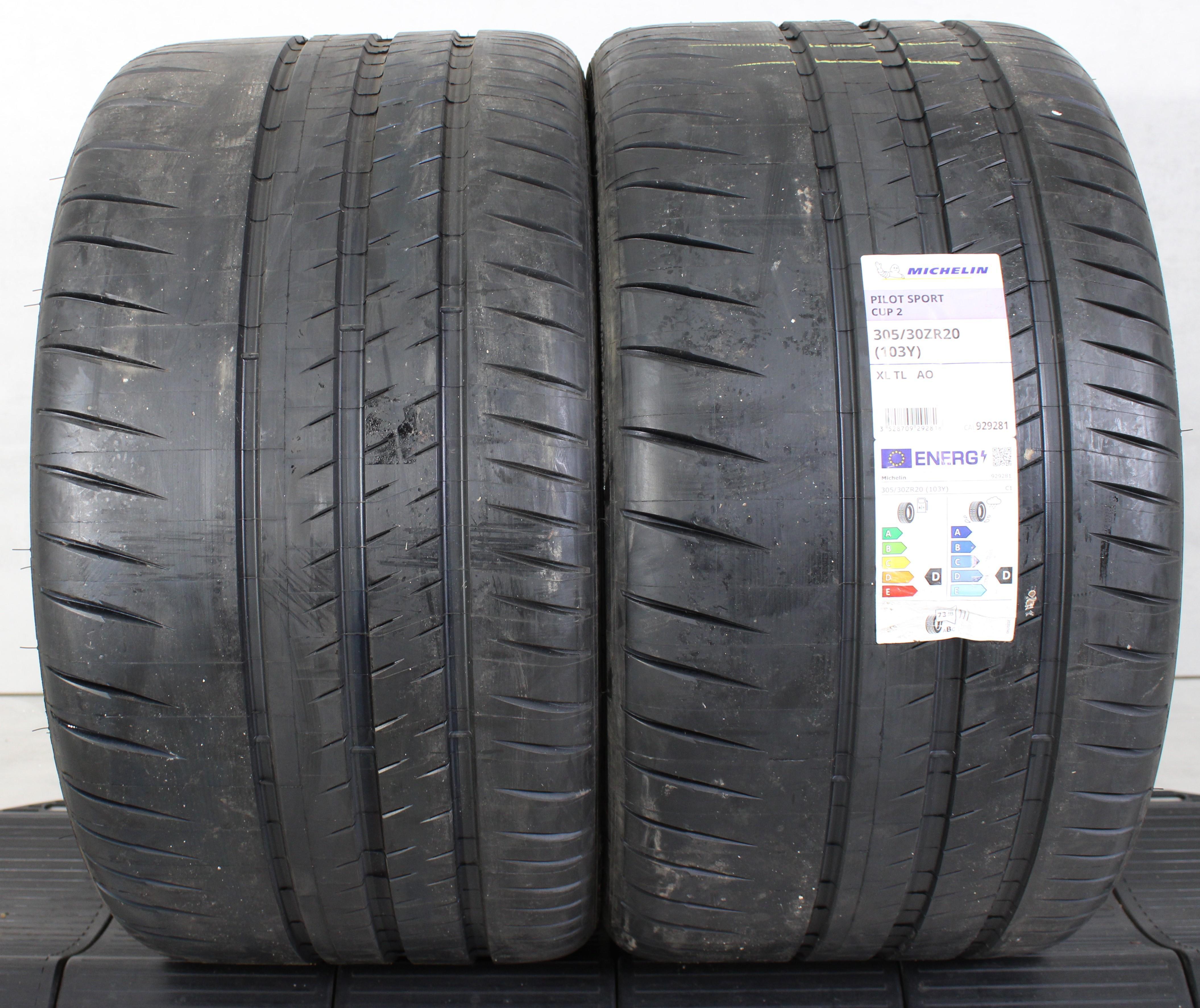 2 pneus d'été Michelin Pilot Sport CUP 2 305/30R20 103Y, neufs 2022, livraison gratuite