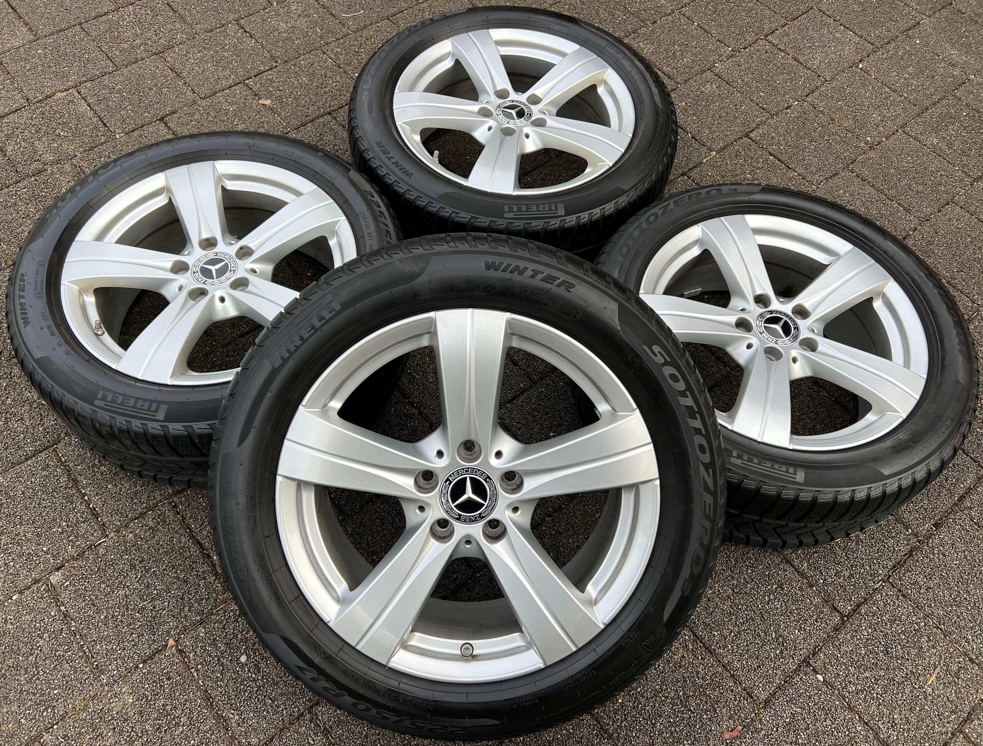 4 ORIGINAL 17" ALUFELGEN FELGEN MERCEDES C-KLASSE W206 A2064017200 RDKS FREIHAUS