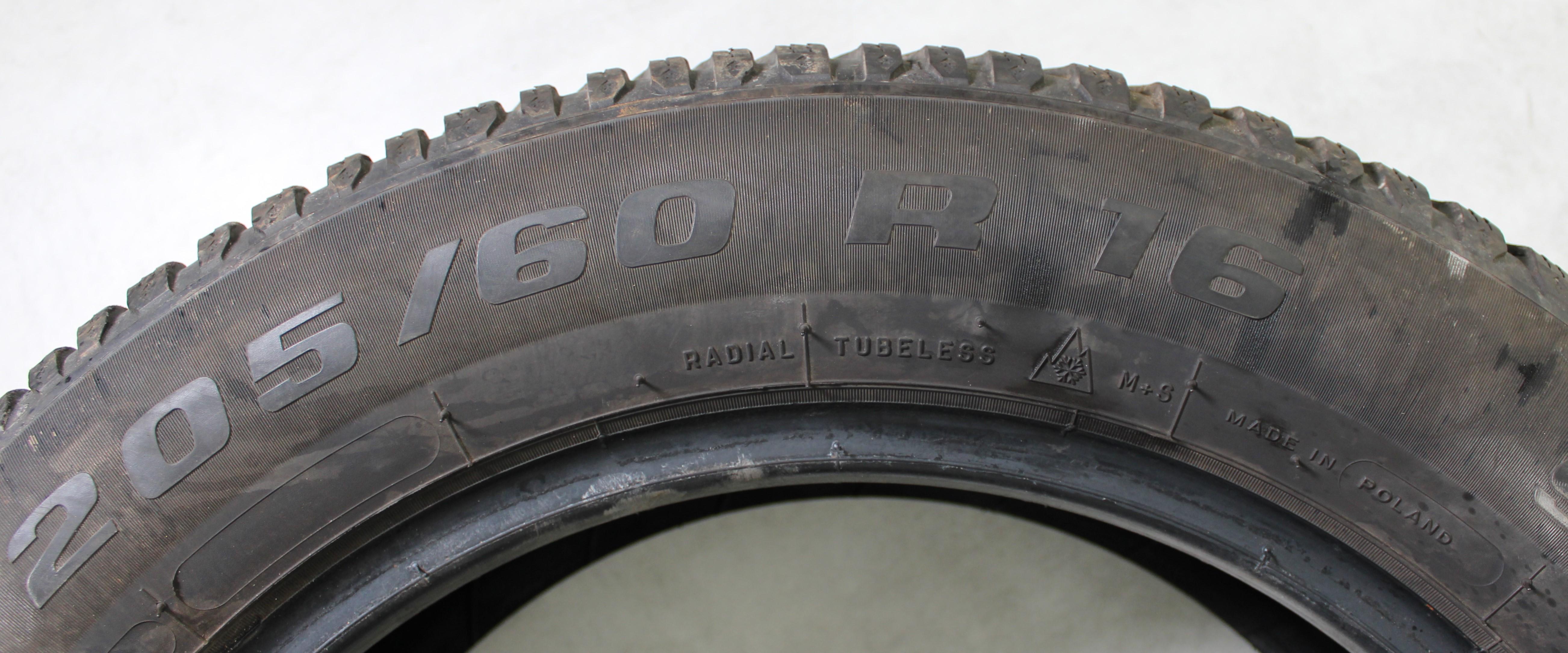 4 x 205/60R16 92H neumáticos de invierno BFGoodrich G-Force Winter 2 5.5-6mm 2018