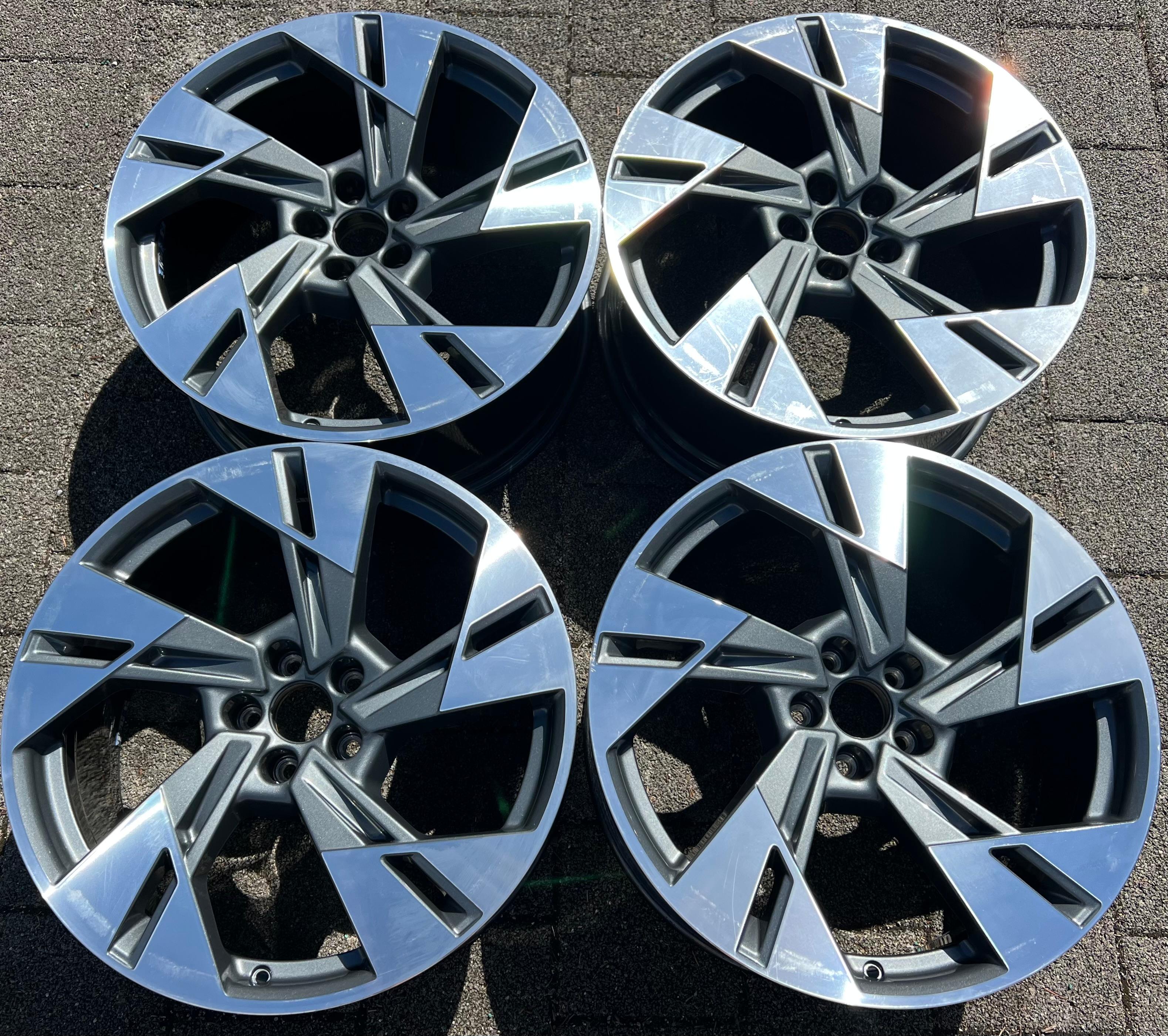 4 ORIGINAL 20" ALUFELGEN FELGEN AUDI E-TRON 4KE 9x20 ET38 4KE601025T FREIHAUS