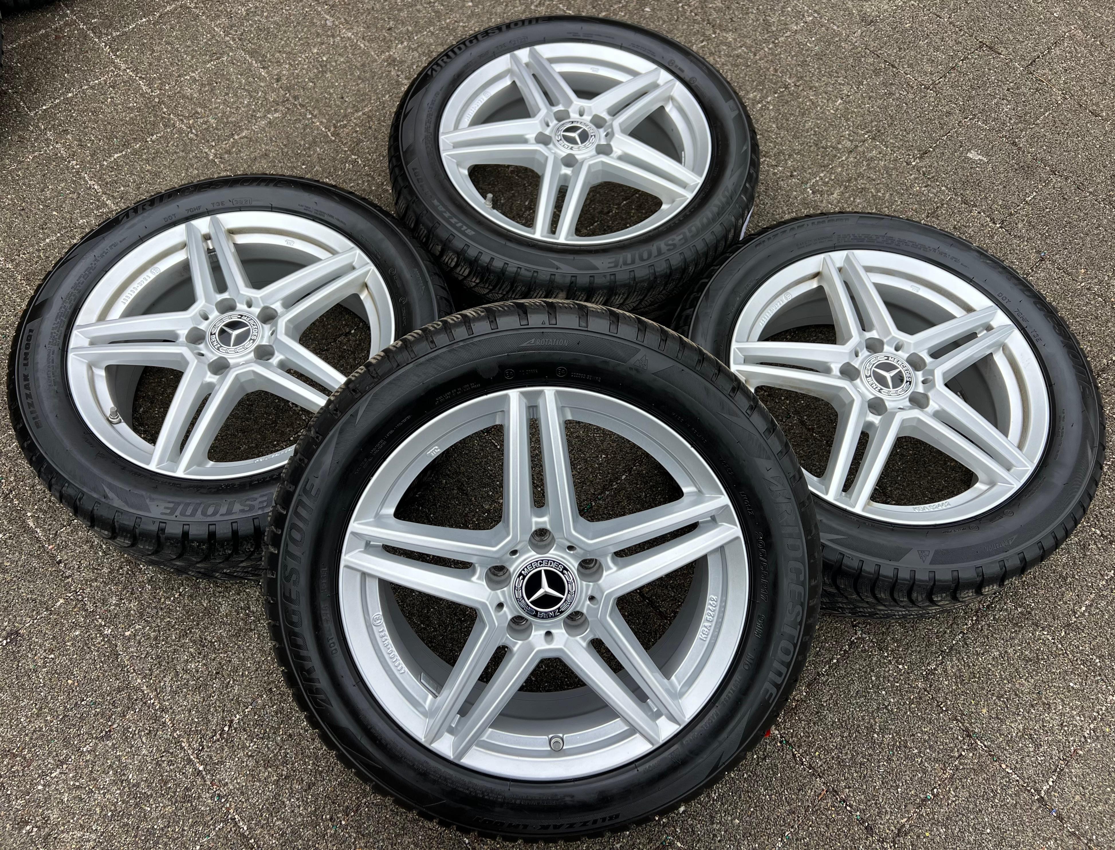 4 ALUFELGEN 17" MERCEDES A-KLASSE 177 B-KLASSE 247 GLA 247 GLB 6,5x17 ET44 RDKS