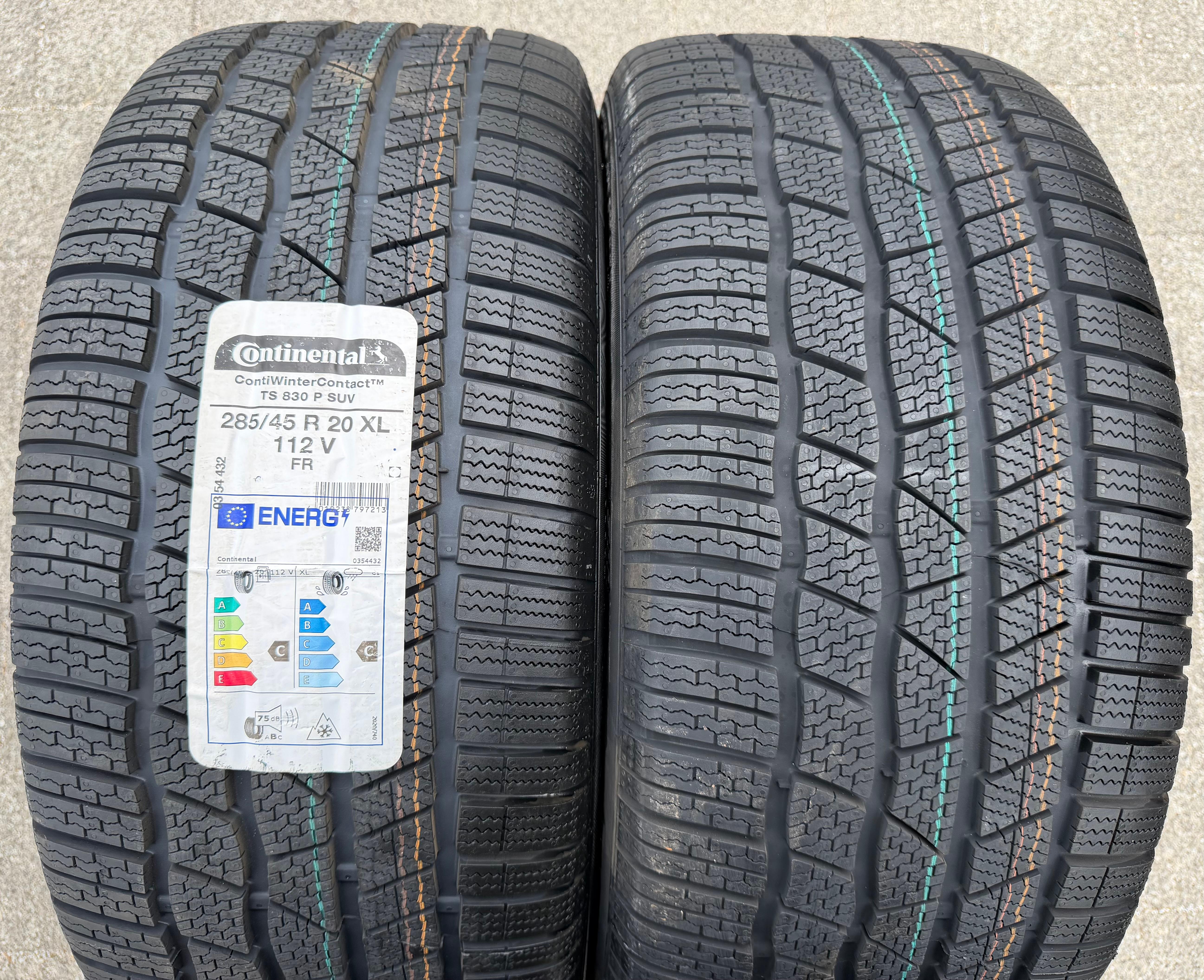 2 x 285/45R20 112V Winterreifen Continental Winter Contact TS830P NEU 2022