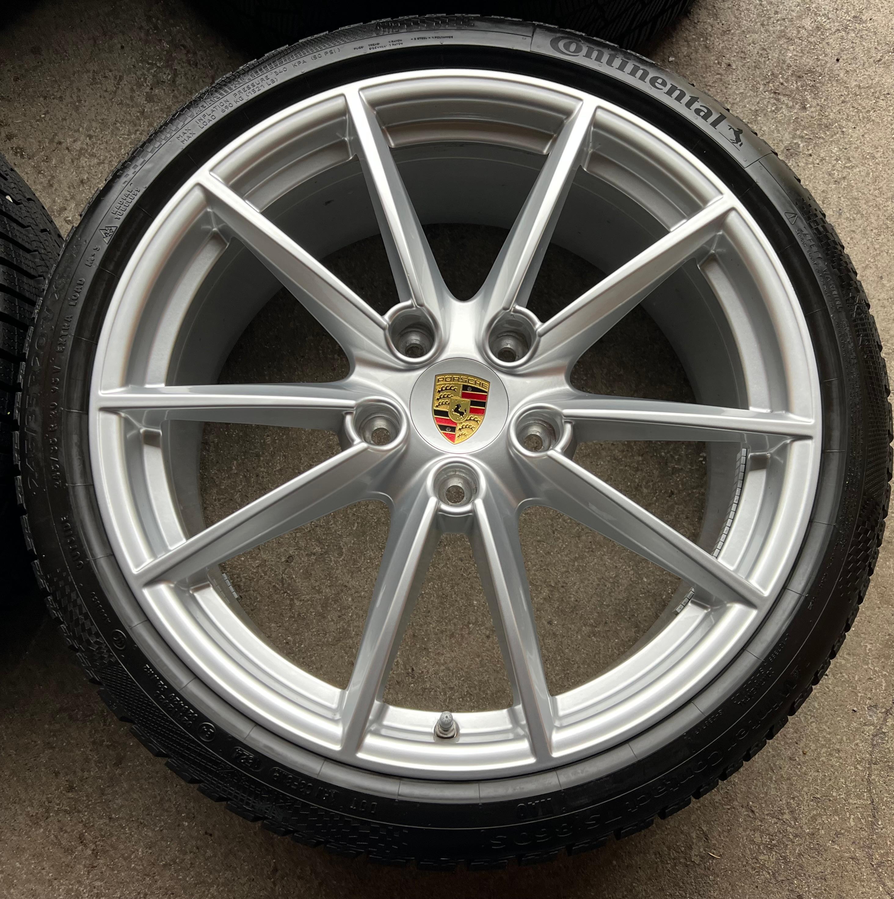 4 RUEDAS DE INVIERNO DE ALUMINIO ORIGINALES DE 20" 21" PARA PORSCHE 911 992 992601025C 992601025D 2024 RDKS
