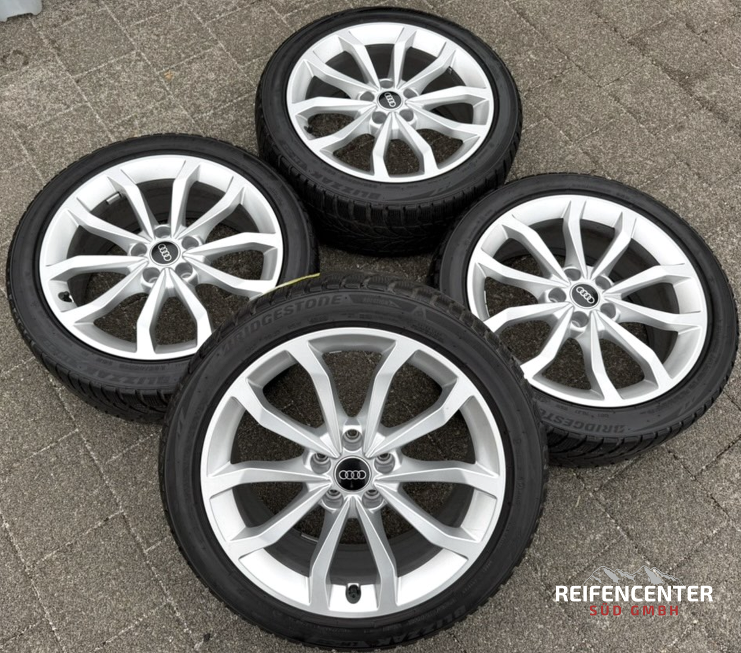 4 ruedas de invierno de aleación originales de 18" para Audi A4 S4 8W 8W0601025ED 225/45R18 95H Bridgestone 2022
