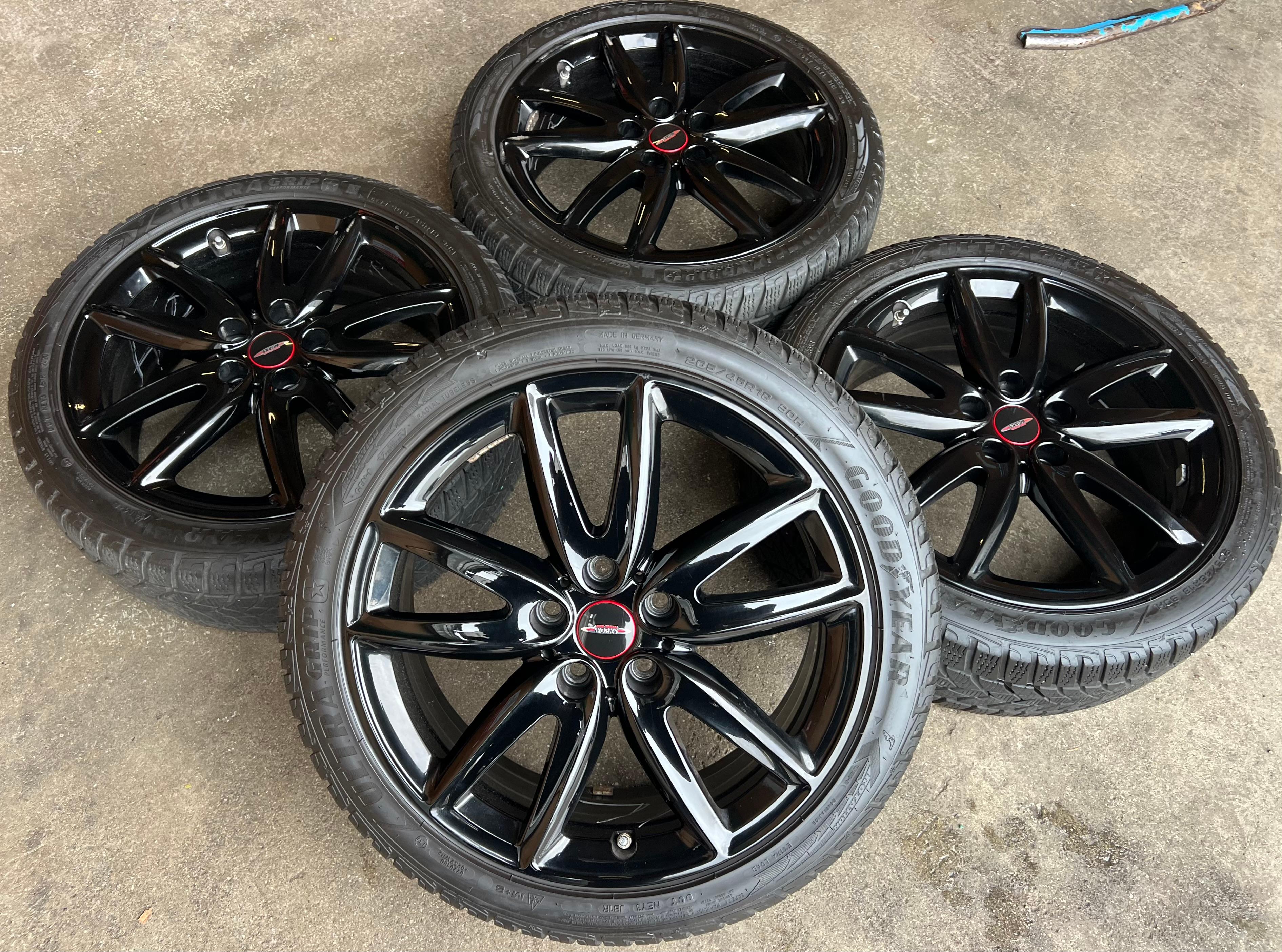 4 ORIGINAL 18" ALU WINTERRÄDER MINI CLUBMAN F54 GRIP SPOKE 815 RDKS FREIHAUS