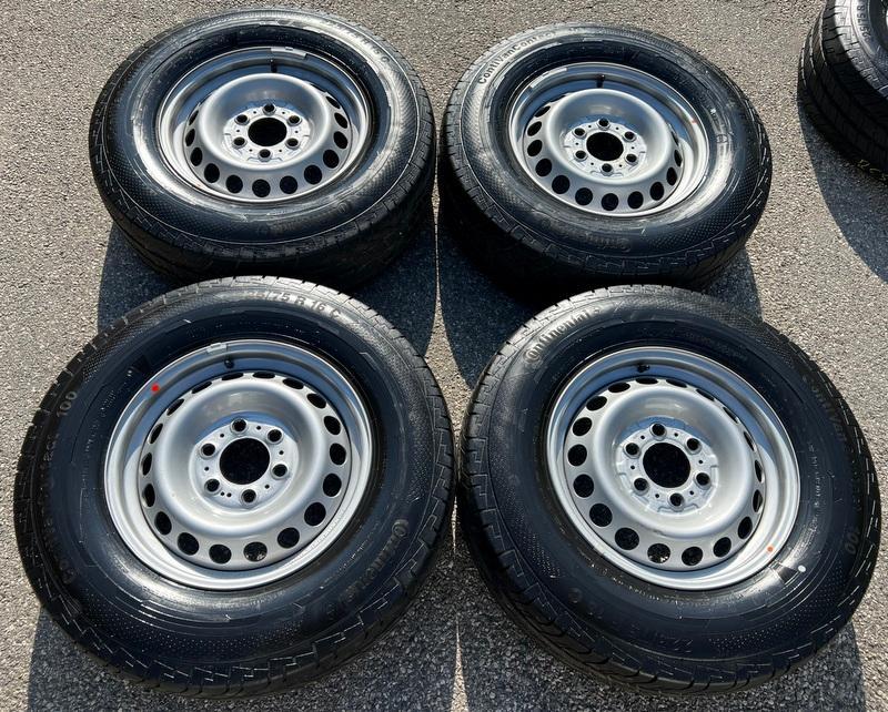 4 SOMMERRÄDER MERCEDES SPRINTER W907 225/75R16C 121/120R CONTINENTAL 2022 NEUWERTIG