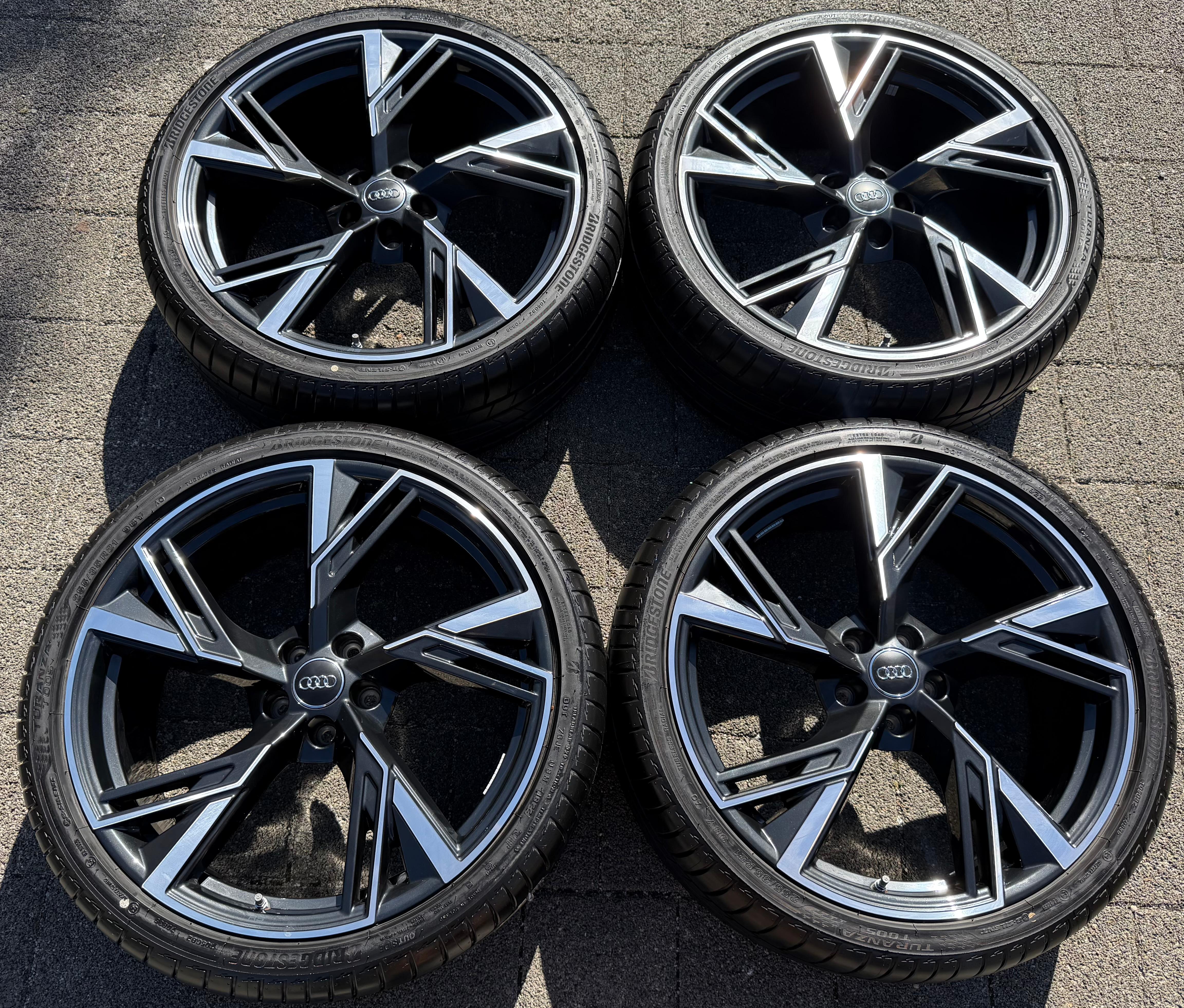 4 Original 21" Alu Sommerräder AUDI A7 S7 4K F2 4K8601025AR 255/35R21 98Y 2022