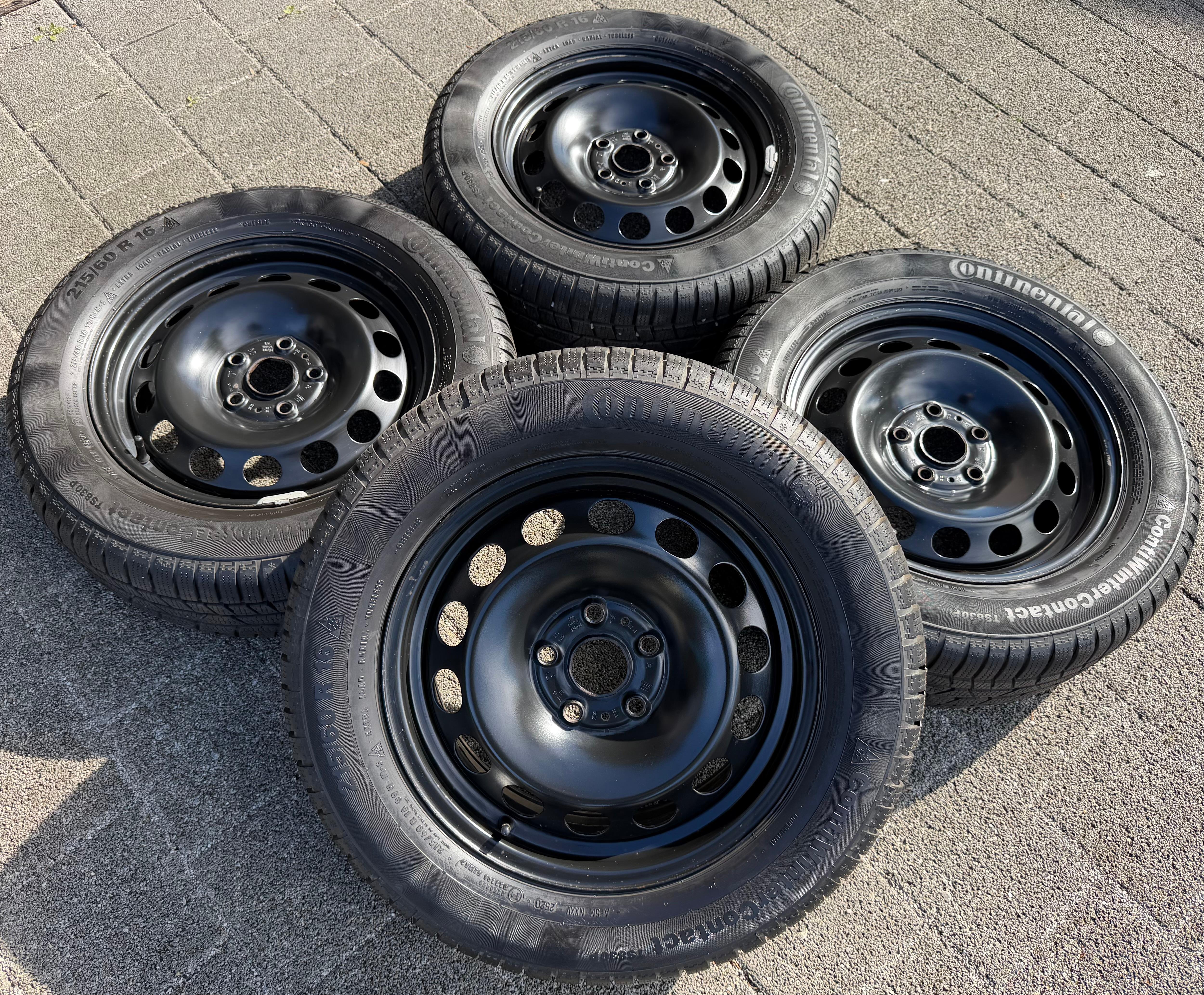4 Winterräder VW T-Roc Skoda Karoq Seat Cupra Ateca 215/60R16 99H Continental
