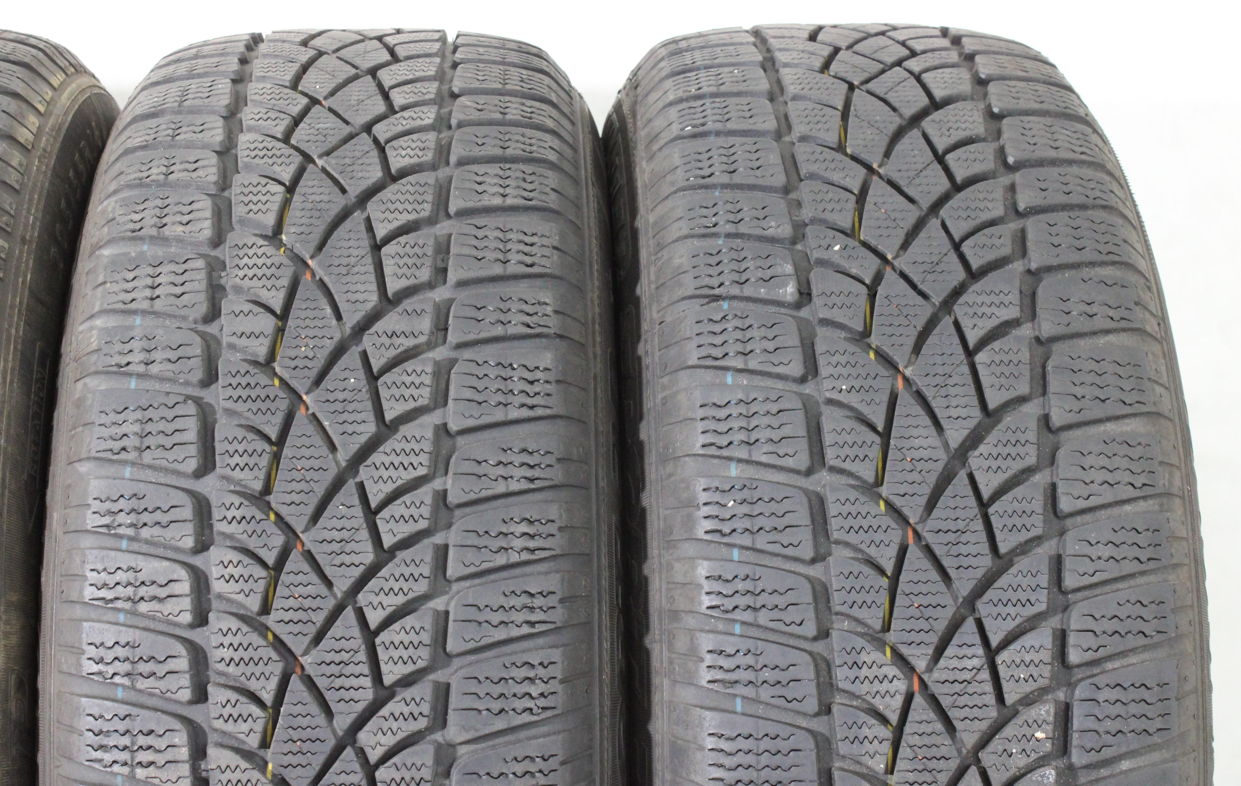 4 x 205/55R16 91H Winterreifen Dunlop SP Winter Sport 3D* 5,5-6mm 2018