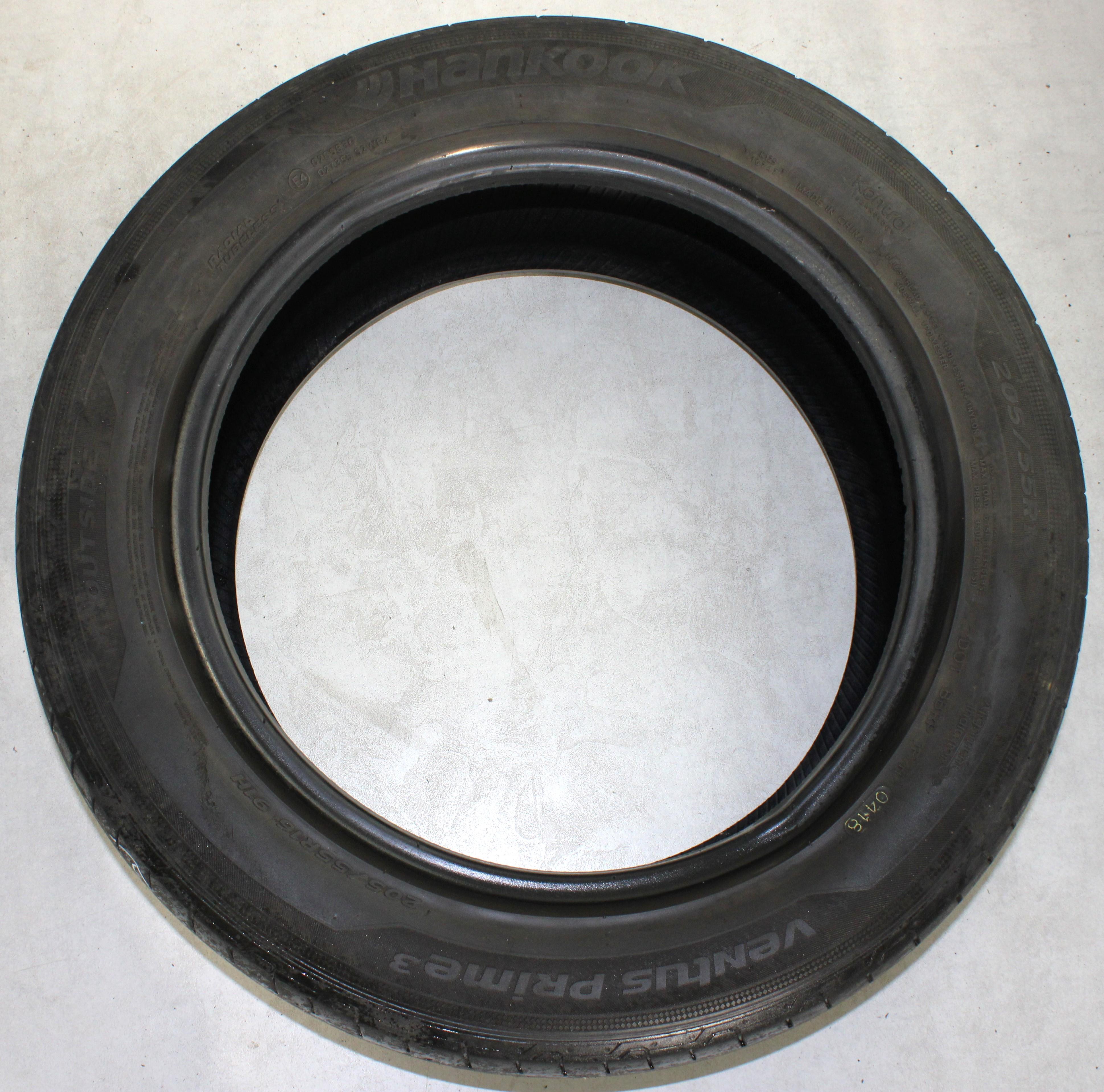 2 x 205/55R16 91H Sommerreifen Hankook Ventus Prime 3 4,5-5mm 2017/2018