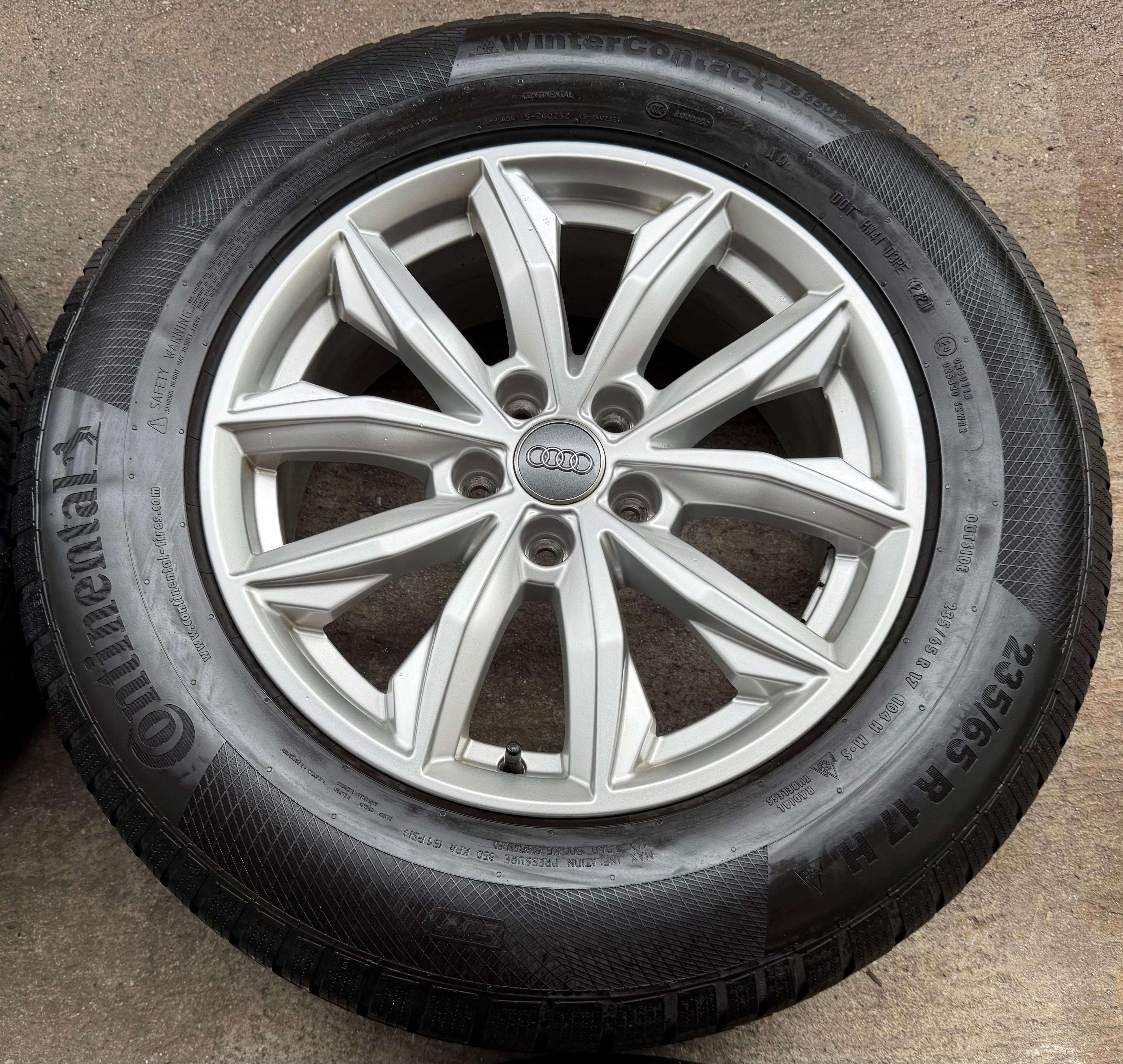 4 Original 17" Alu Winterräder Audi Q5 FY 80A601025J 7x17 ET34 235/65R17 104H 2021