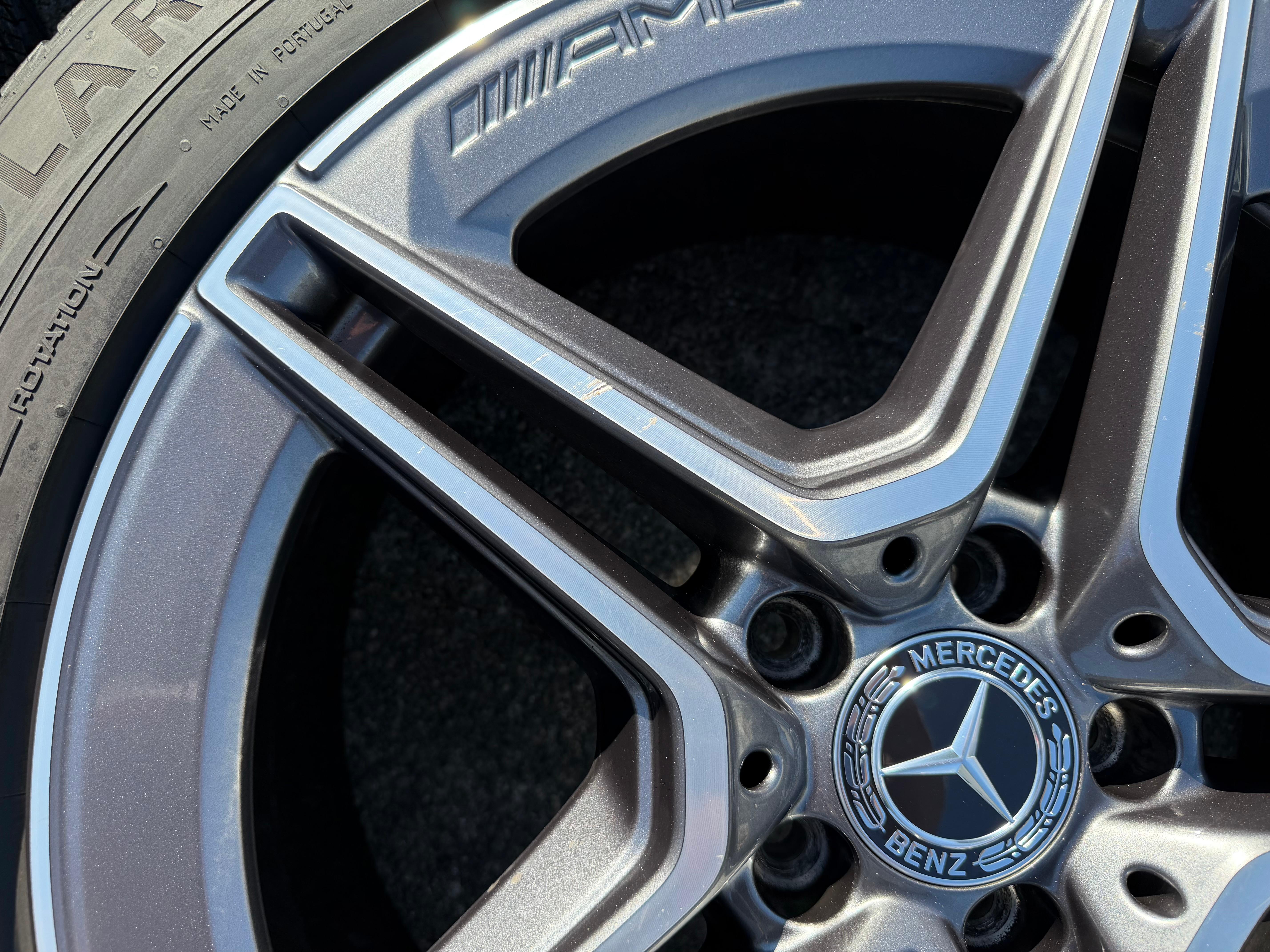 4 ORIGINAL 19" ALU WINTERRÄDER AMG MERCEDES GLC X204 W253 A2534015300 A2534015400