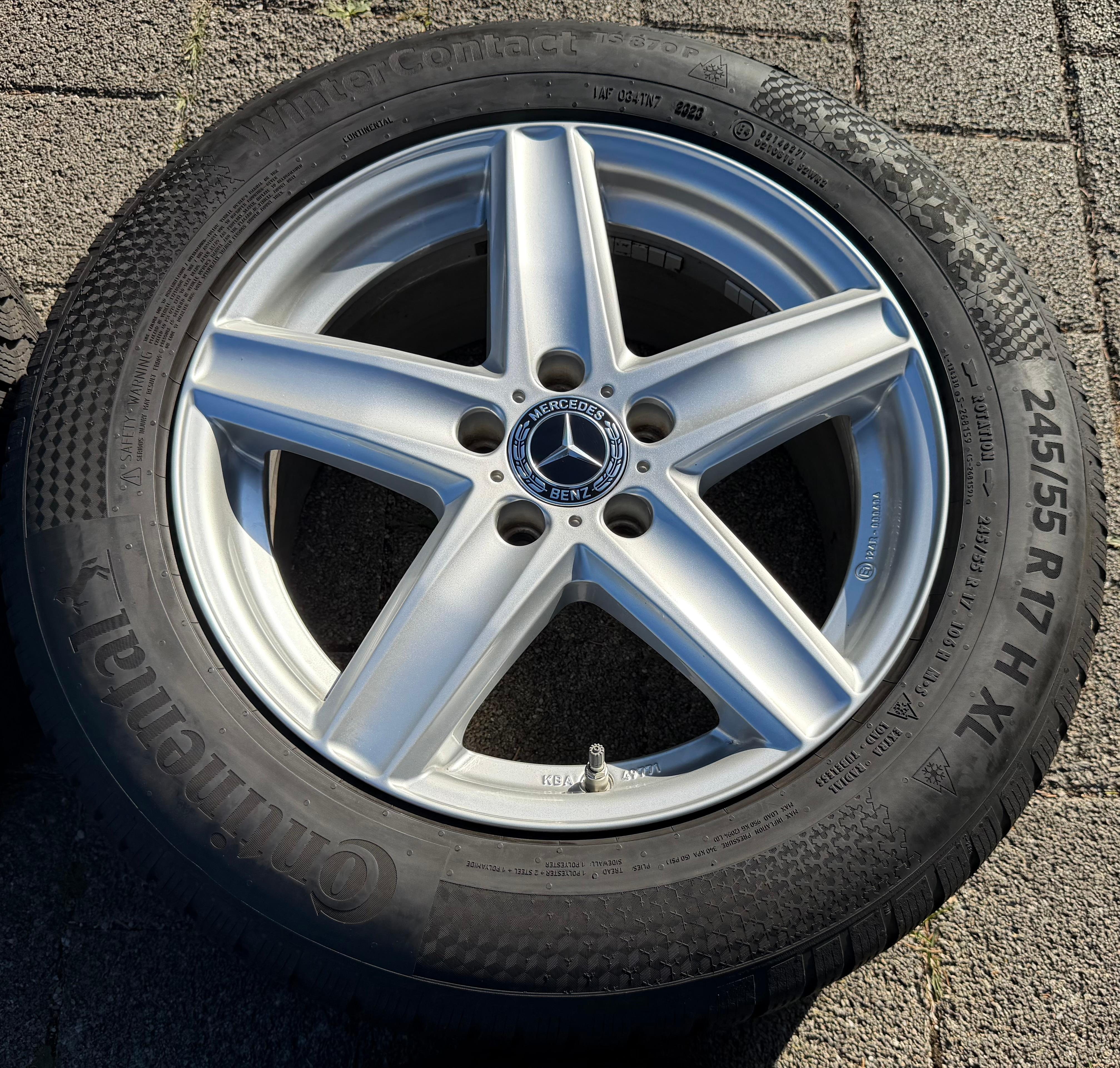 4 Alu 17" Winterräder Mercedes Vito Viano V-KLasse W639 W639/4 W639/5 245/55R17 106H