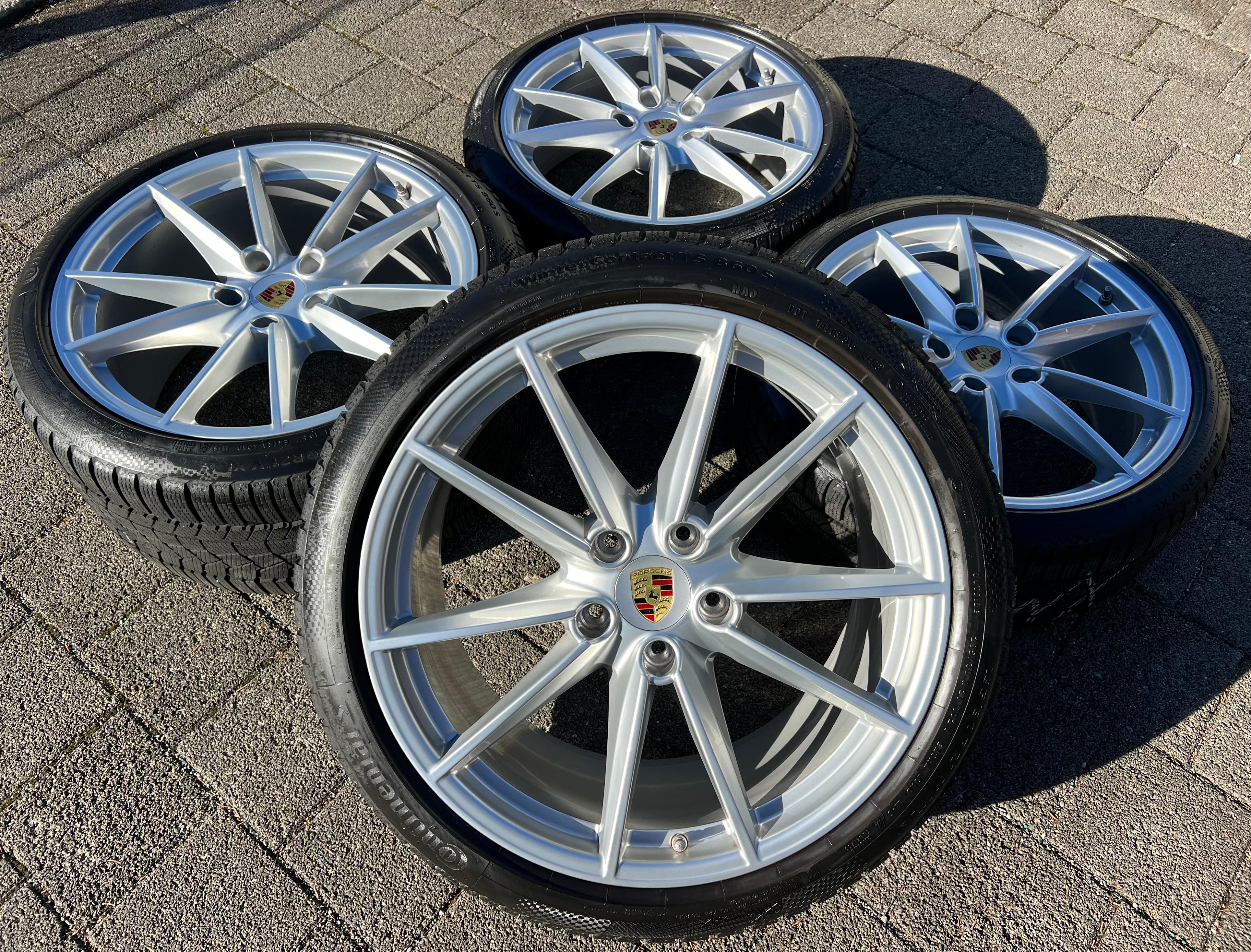 4 ORIGINAL 20" 21" ALU WINTERRÄDER PORSCHE 911 992 992601025C 992601025D 2023 RDKS
