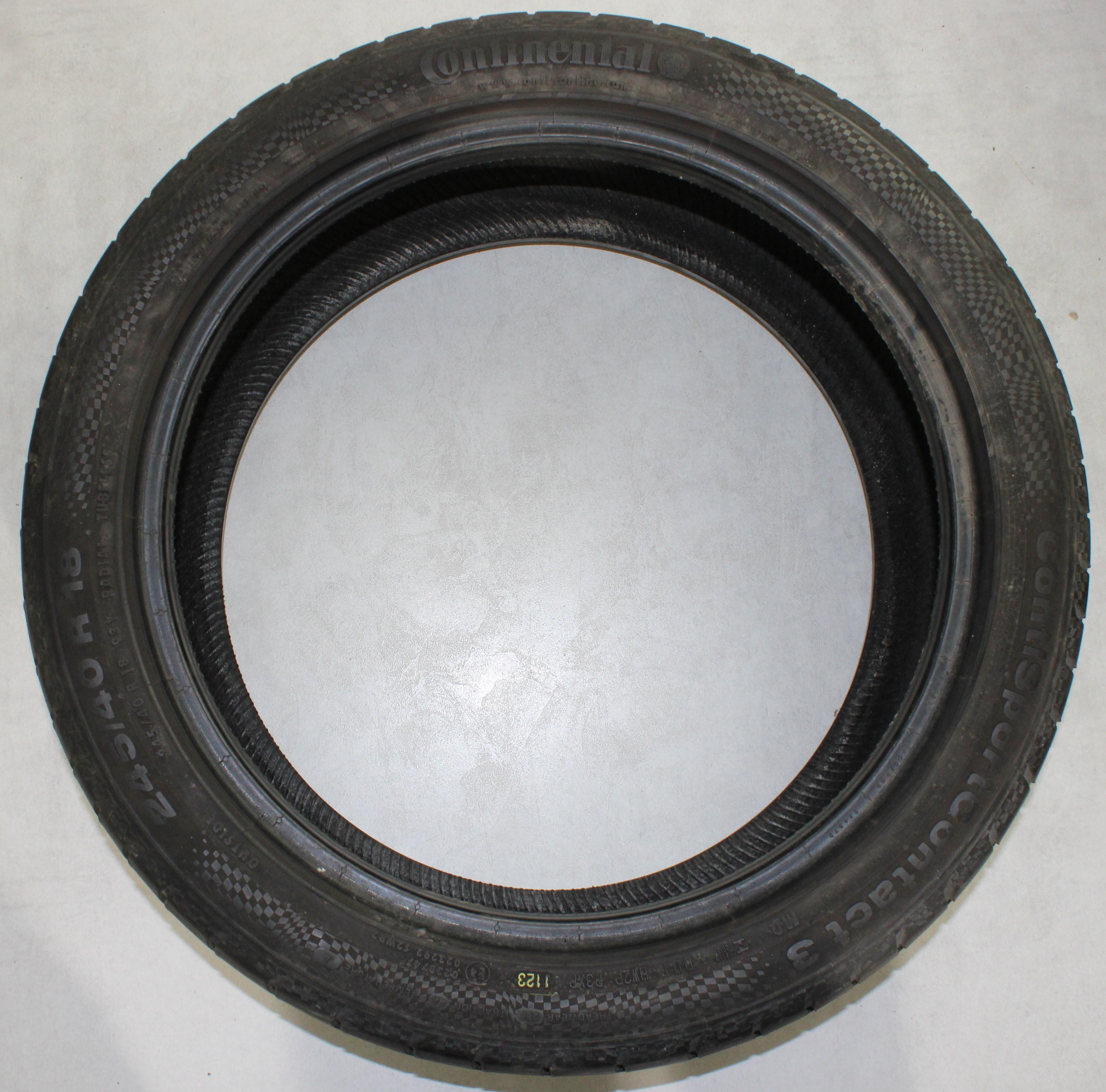 2 x 245/40R18 93Y Sommerreifen Continental Sport Contact 3 MO 5-5,5mm 2023