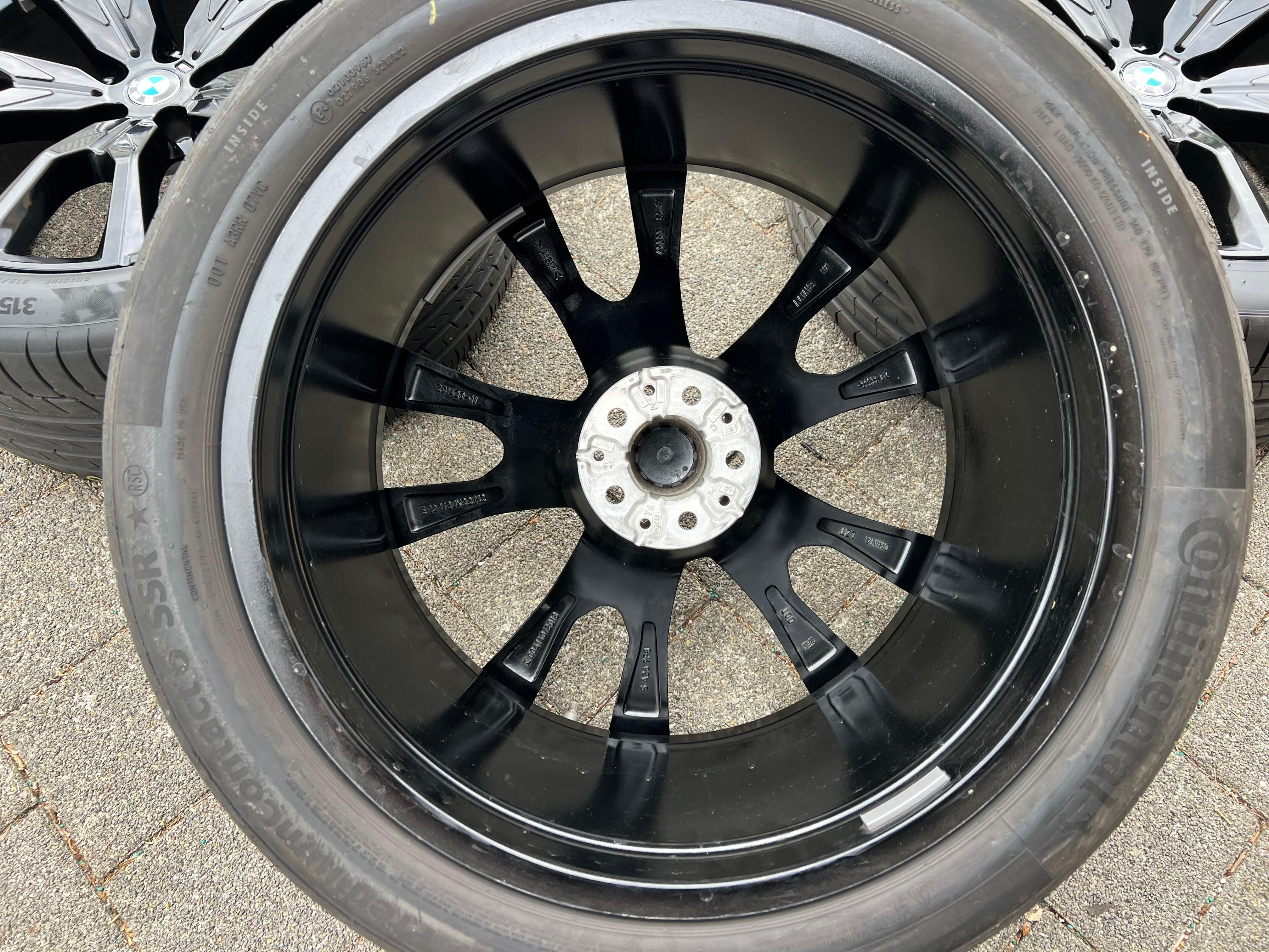 4 ORIGINELE 22" ALU SOMMER-VELGEN BMW X7 G07 STYLING 755M 275/40R22 315/35R22 RDKS