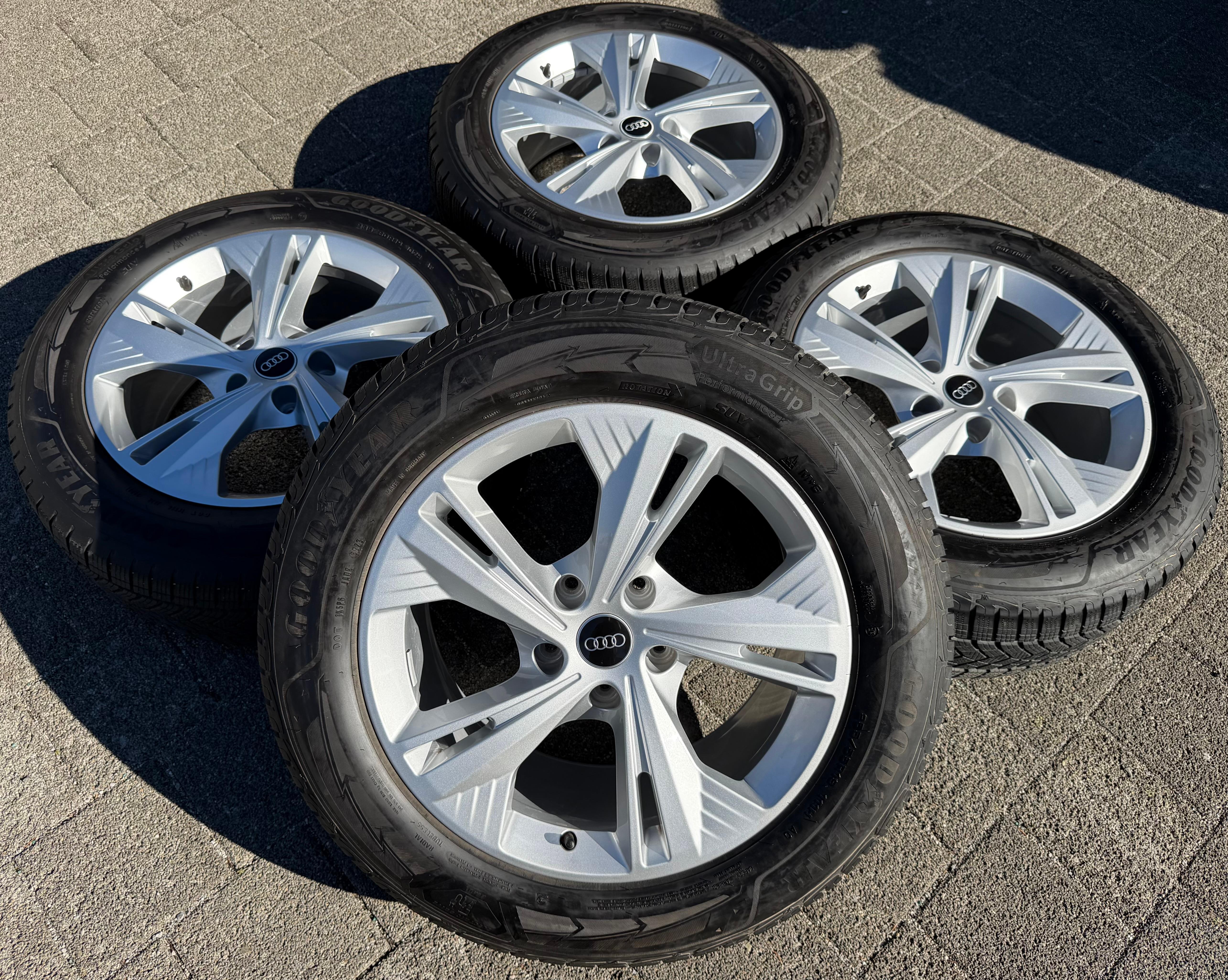 4 Original 19" Alu Winterräder AUDI Q6 SQ6 GF 85H601025F 85H601025G Goodyear