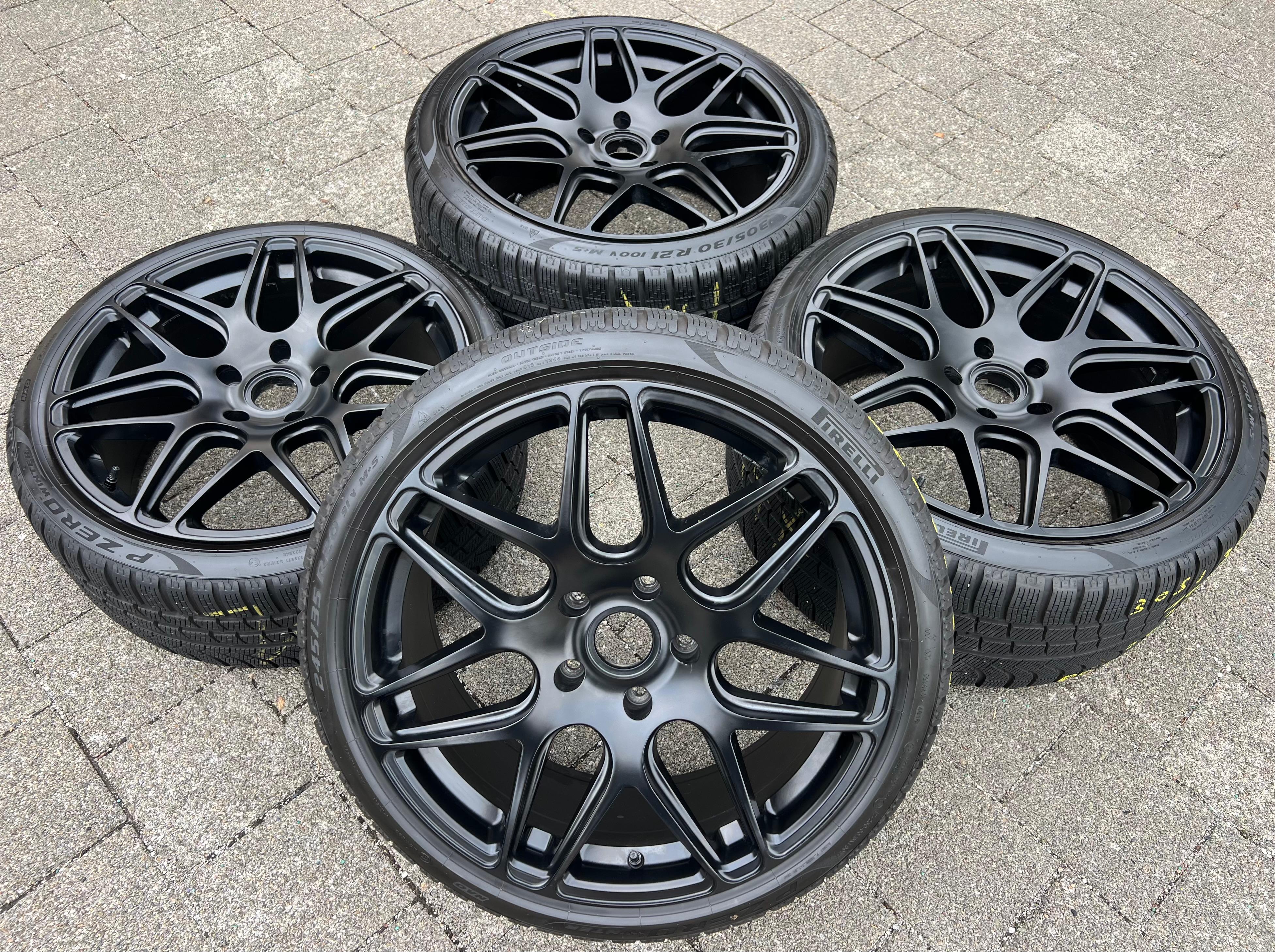4 ALU 20" 21" WINTERRÄDER PORSCHE 911 992 245/35R20 91V 305/30R21 100V RDKS TOP
